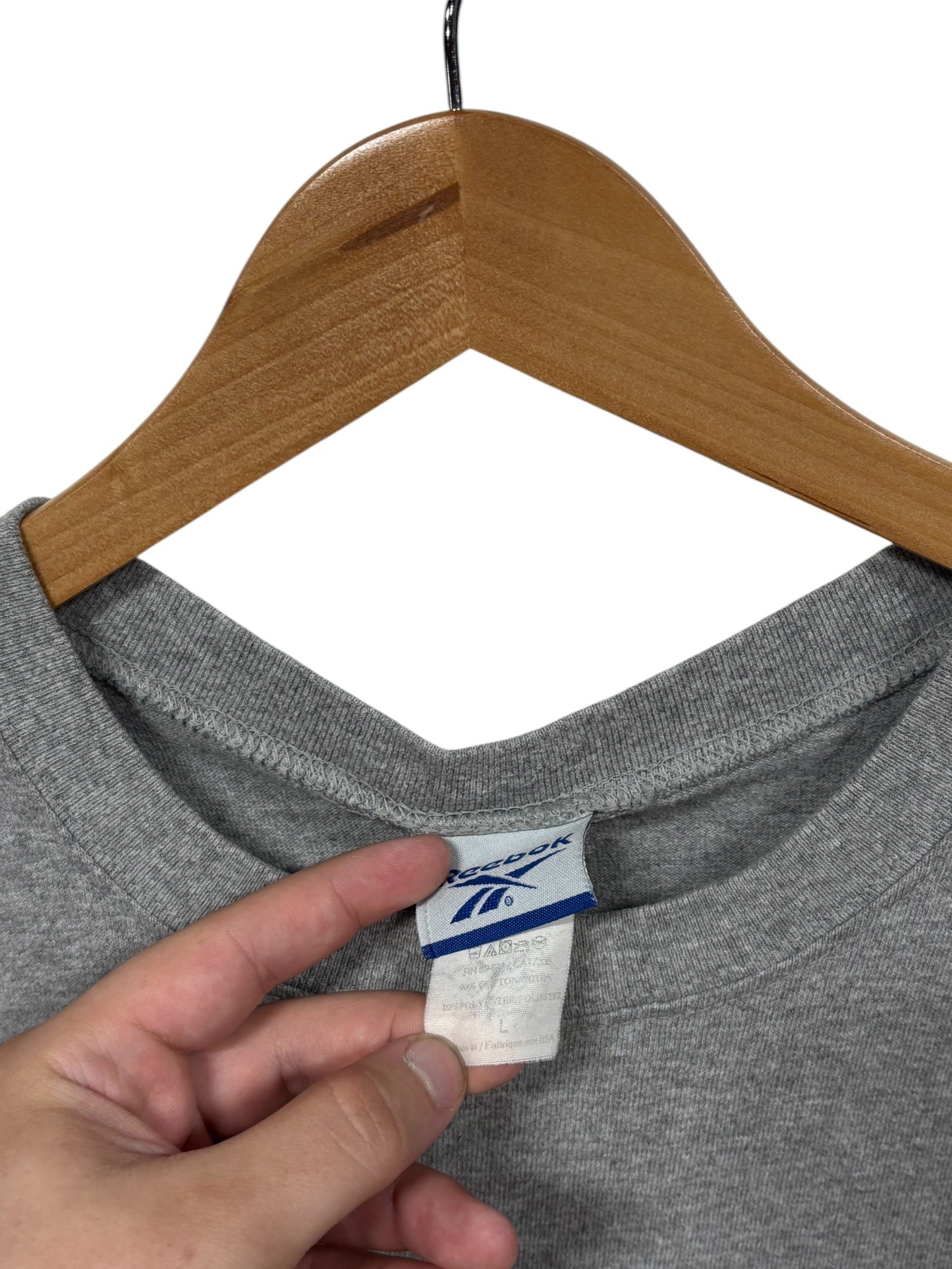 Vintage Reebok Classic Logo Cutoff Tee Size Large