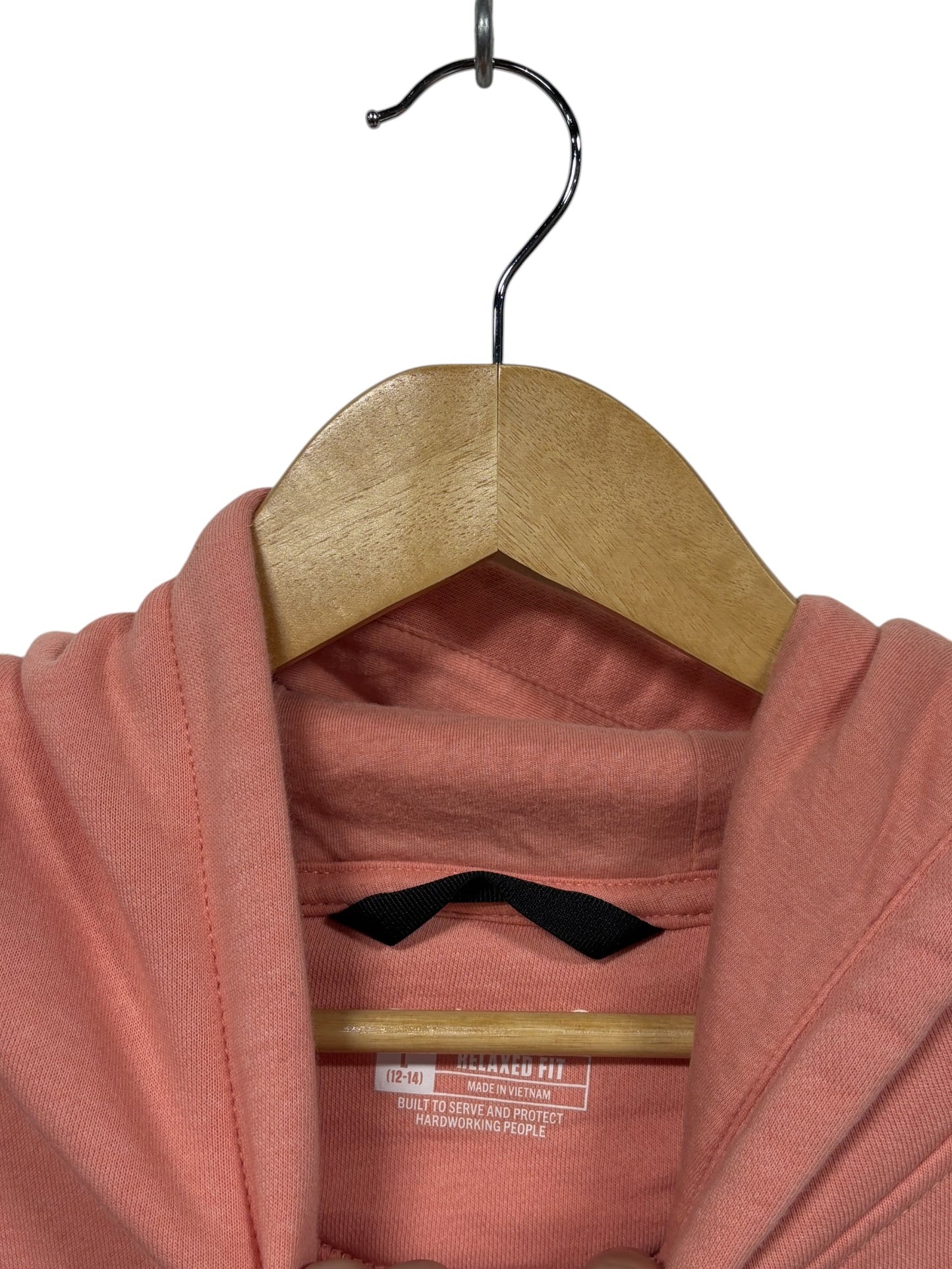 Carhartt Women's Classic Logo Pink Pullover Hoodie Size Large