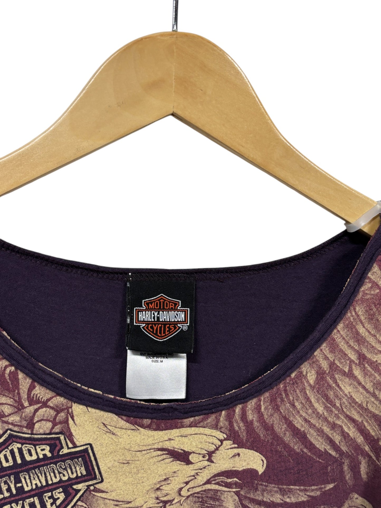 Vintage Women's Harley Davidson Biker Tank Top Shirt Size Medium