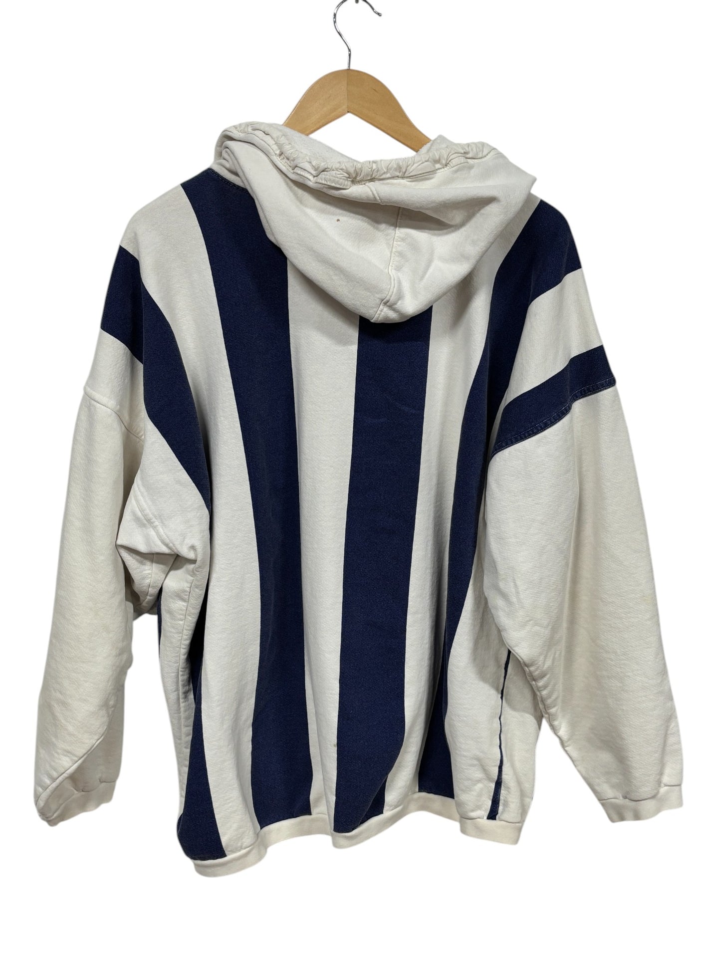 Vintage 90's ENUF International Striped Hoodie Size Medium