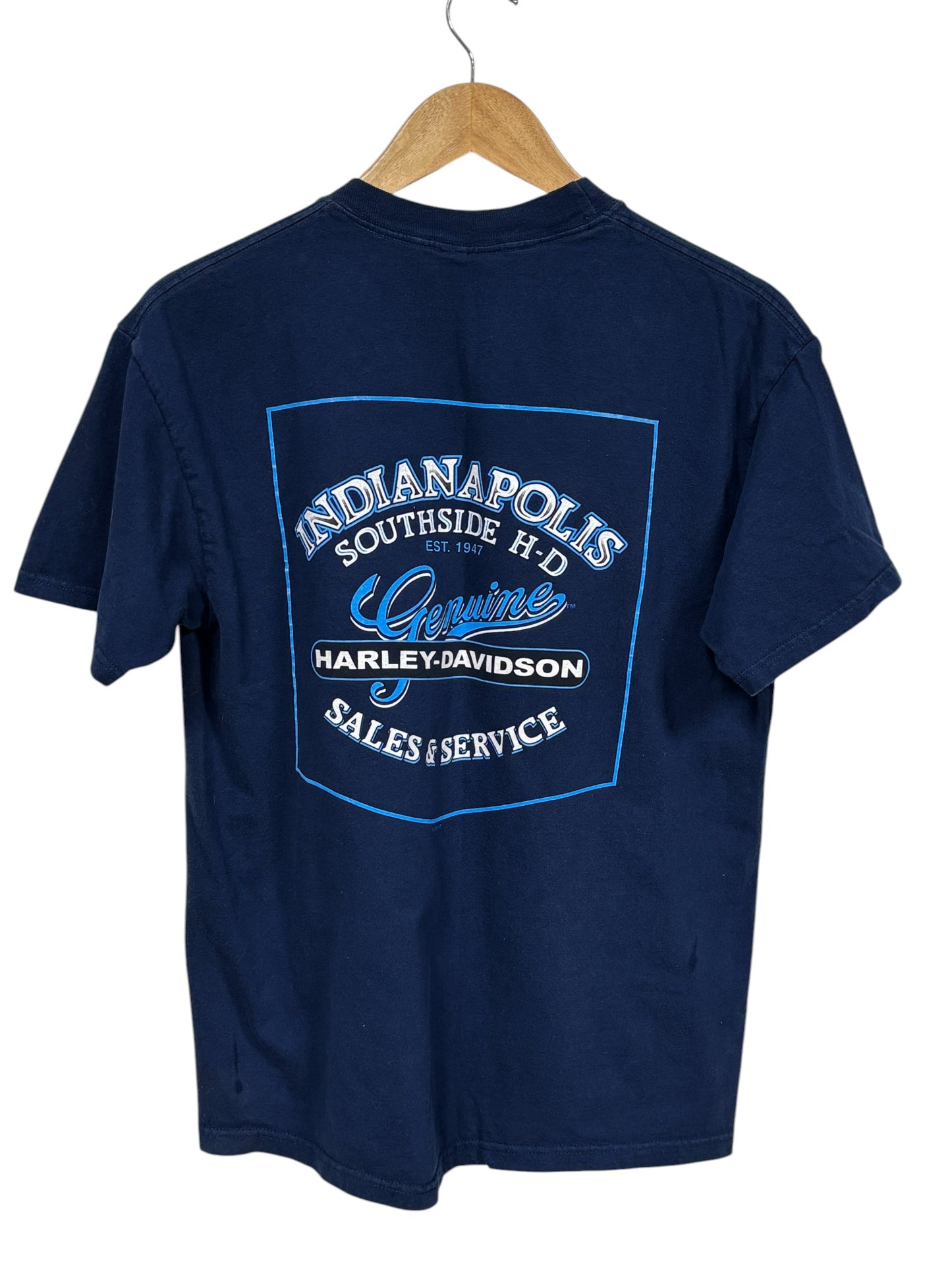 Vintage Harley Davidson Night Rider Call of the Wild Biker Tee Size Medium