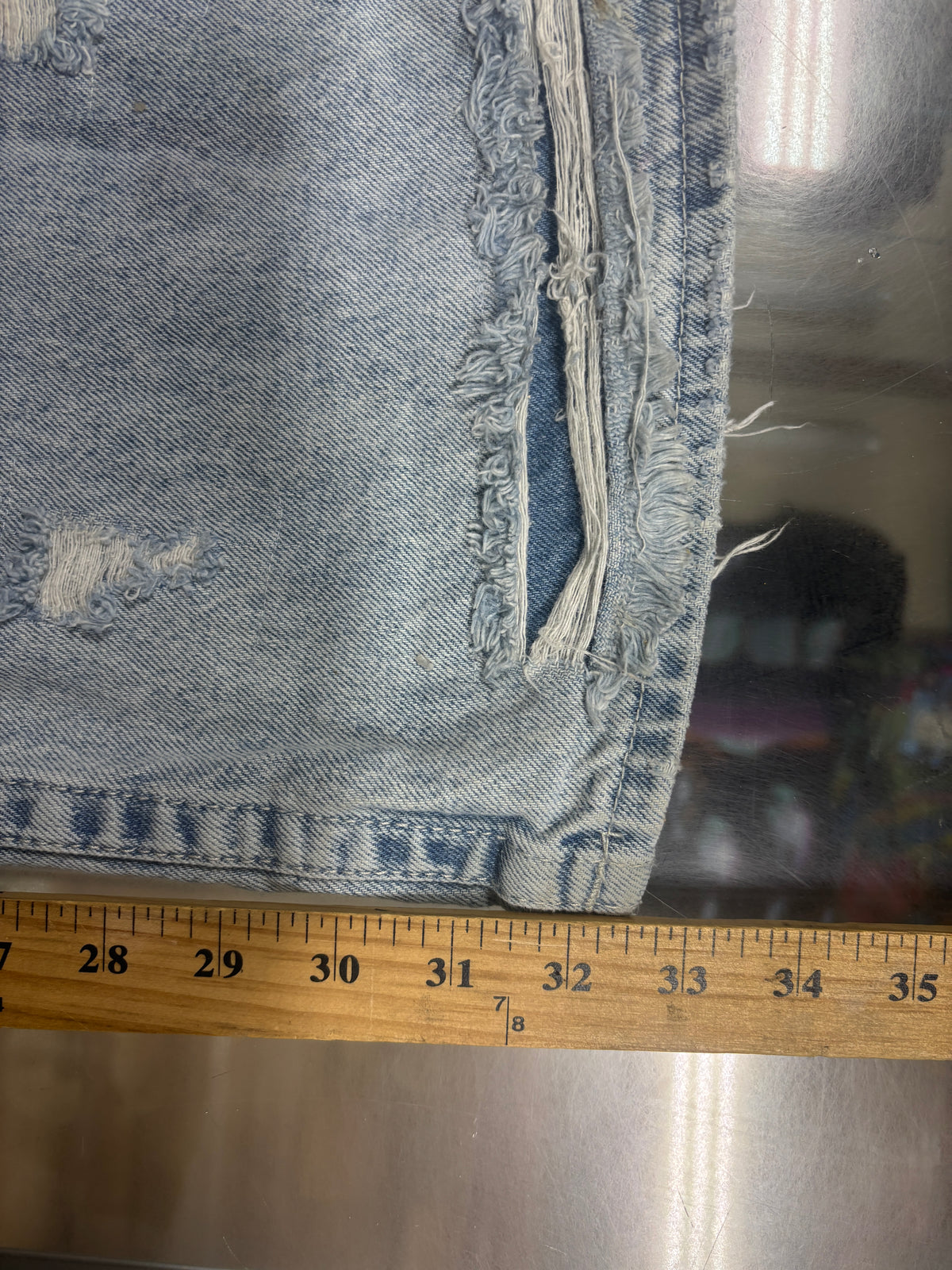 True Religion Vinny Ultra Baggy Distressed Denim Jeans Size 34x33