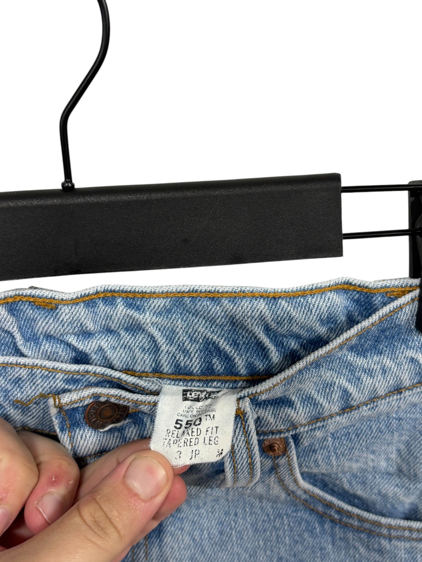 Vintage 90's Levi's Women's 550 Relaxed Fit Denim Jeans Size 26x30