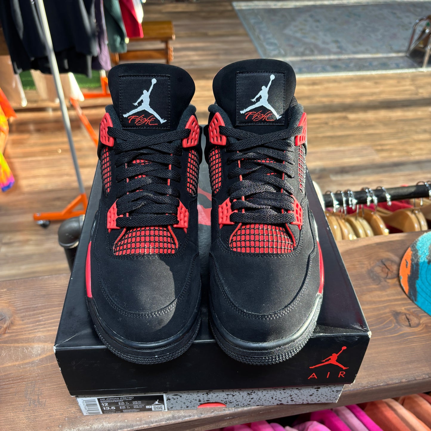 Jordan 4 'Red Thunder' Size 12