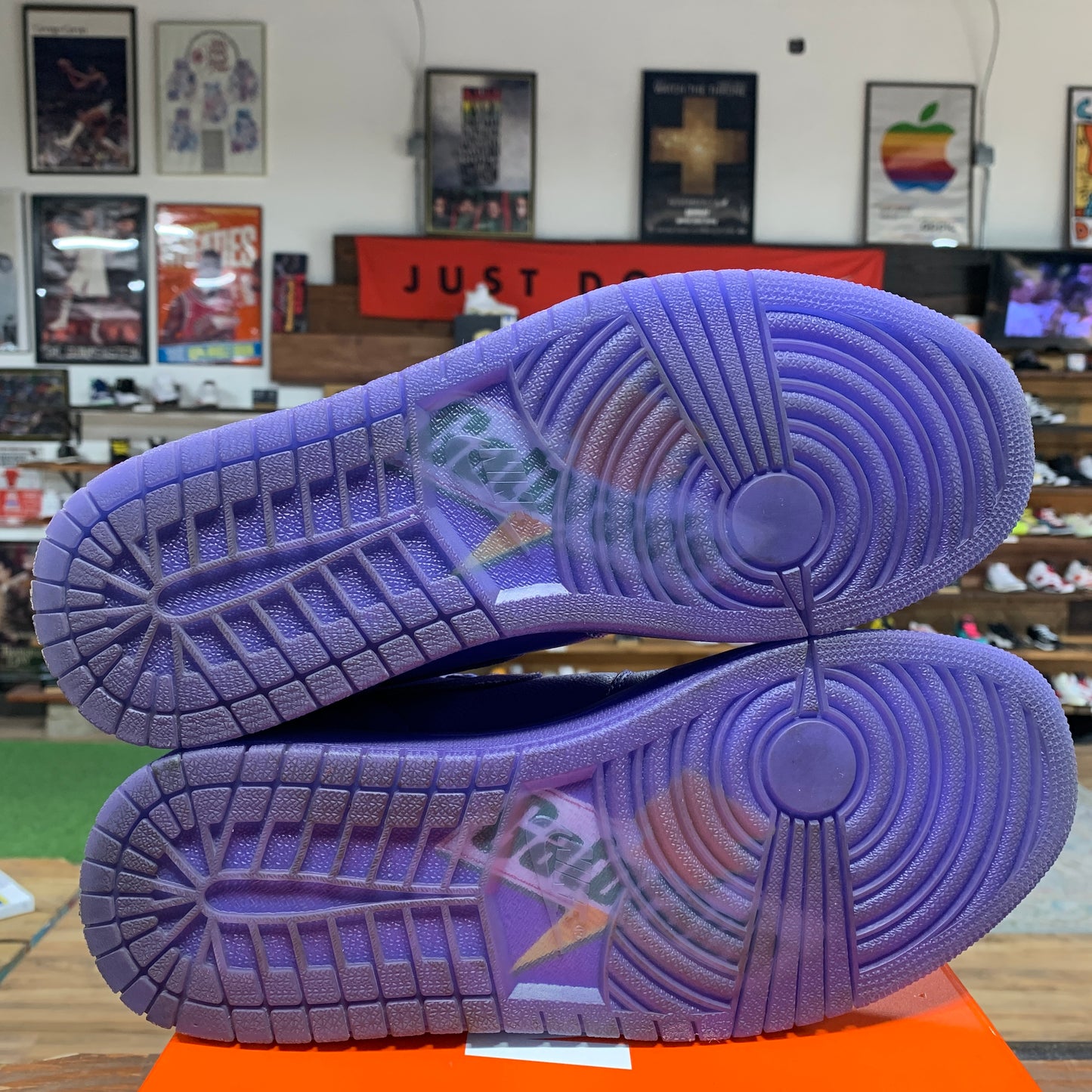 Jordan 1 'Gatorade Rush Violet' Size 9.5