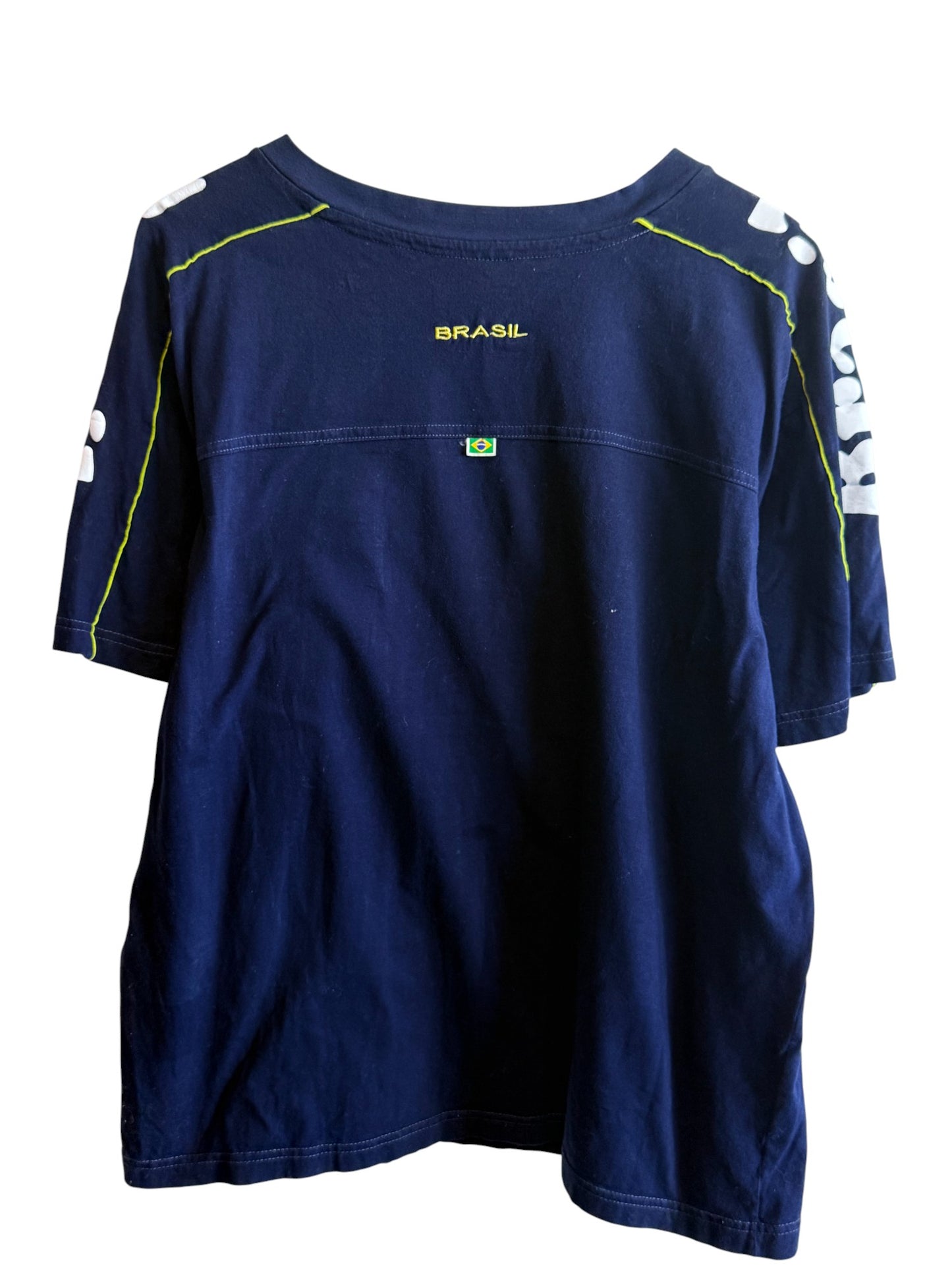 Vintage 90's Brazil Soccer Tee Size Medium
