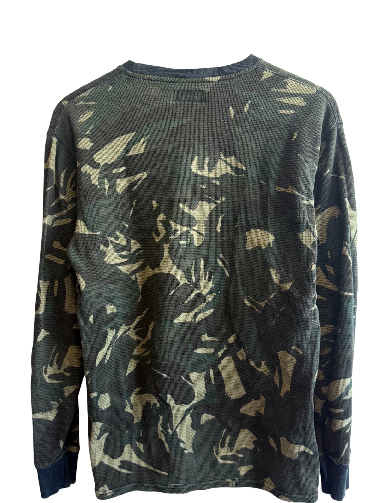 Polo Ralph Lauren Camo Thermal Long Sleeve Shirt Size Large