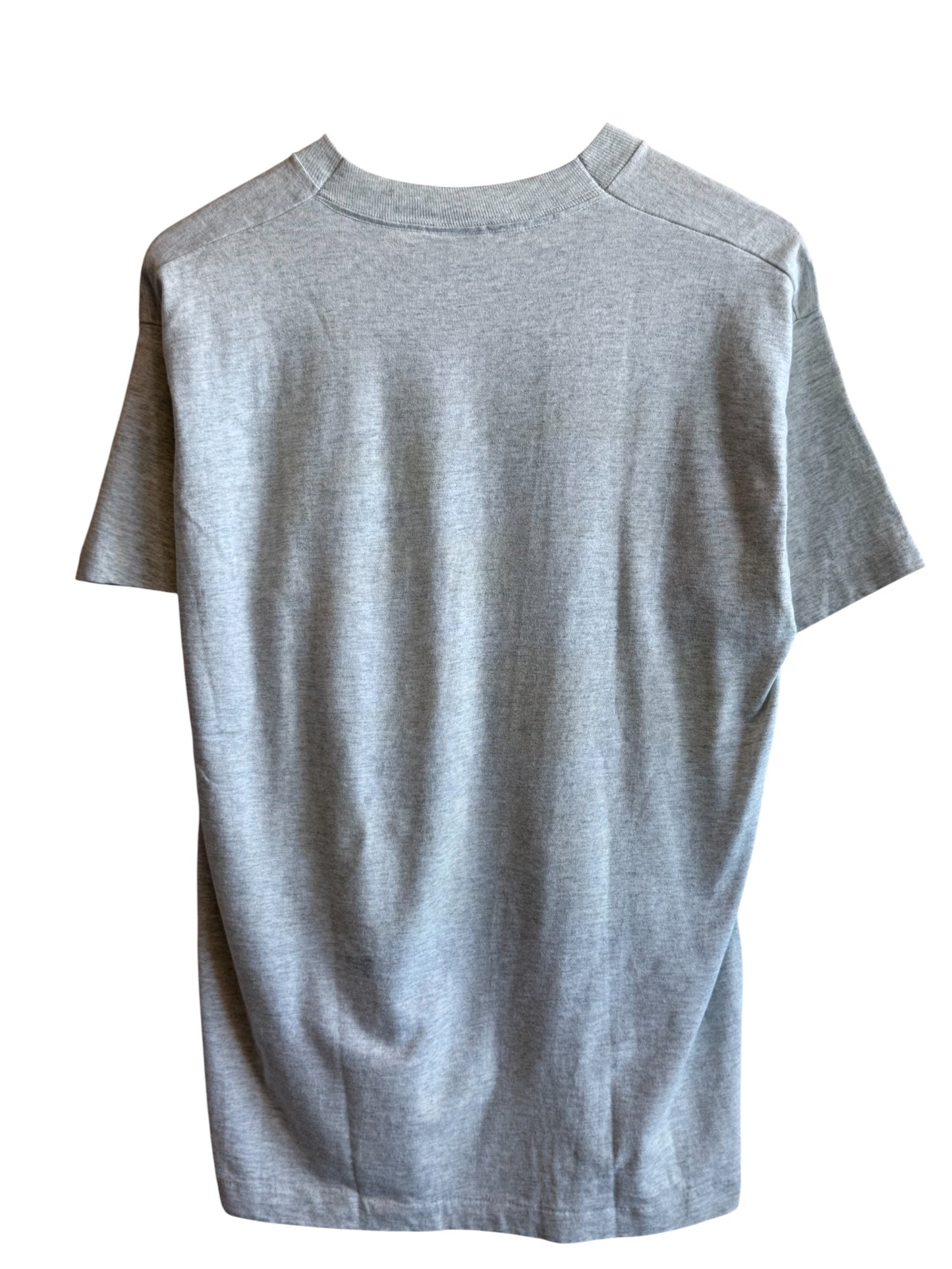 Vintage 90's Hockey Grey Graphic Tee Size Large