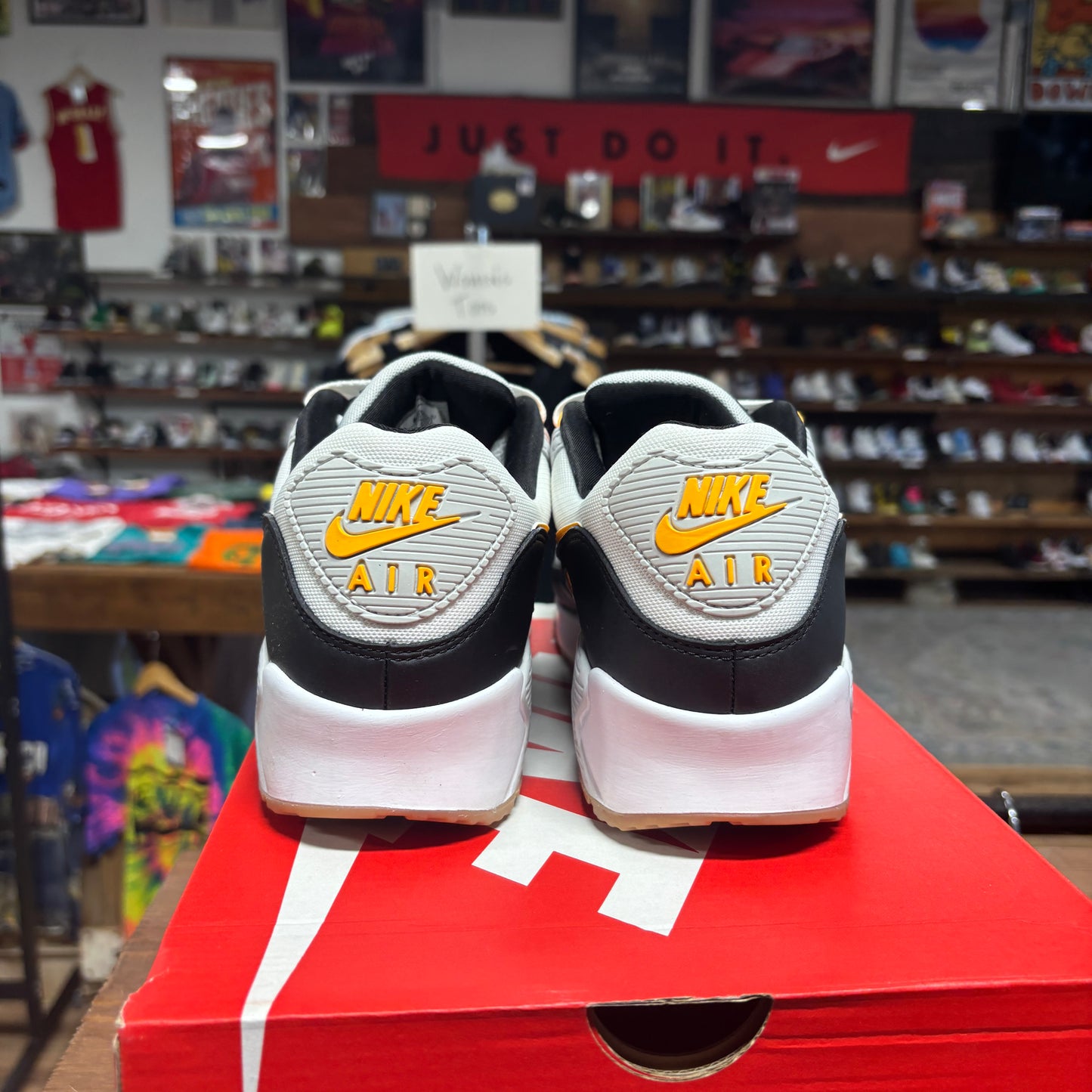 Nike Air Max 90 'White Laser Orange' Size 10.5
