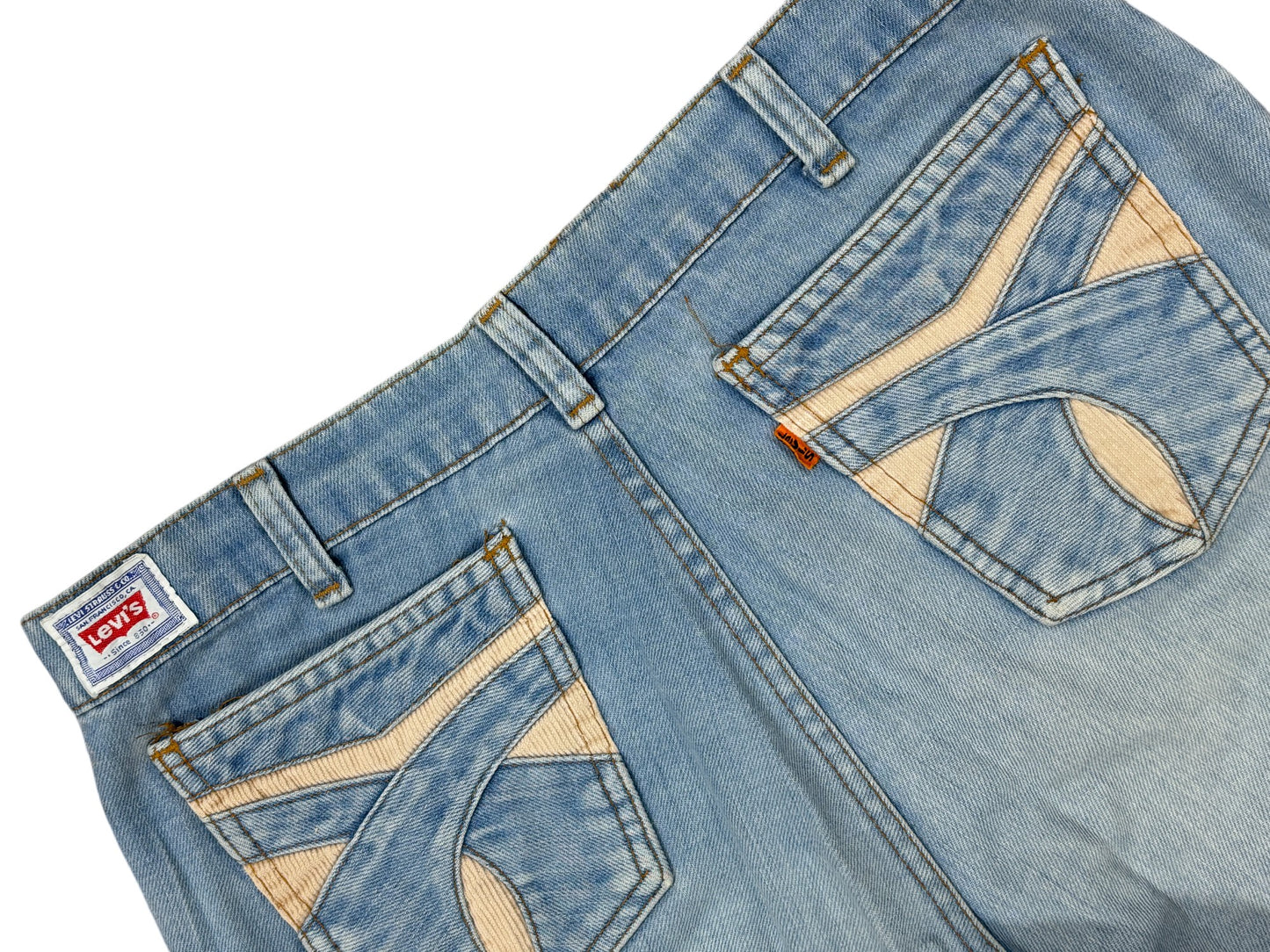 Vintage Levi's Orange Tab Women's Flared Denim Jeans Size 31x33