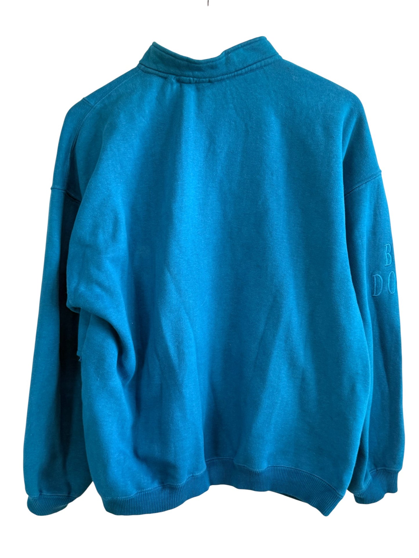 Vintage 90's Big Dogs Button Down Blue Sweater Size Large