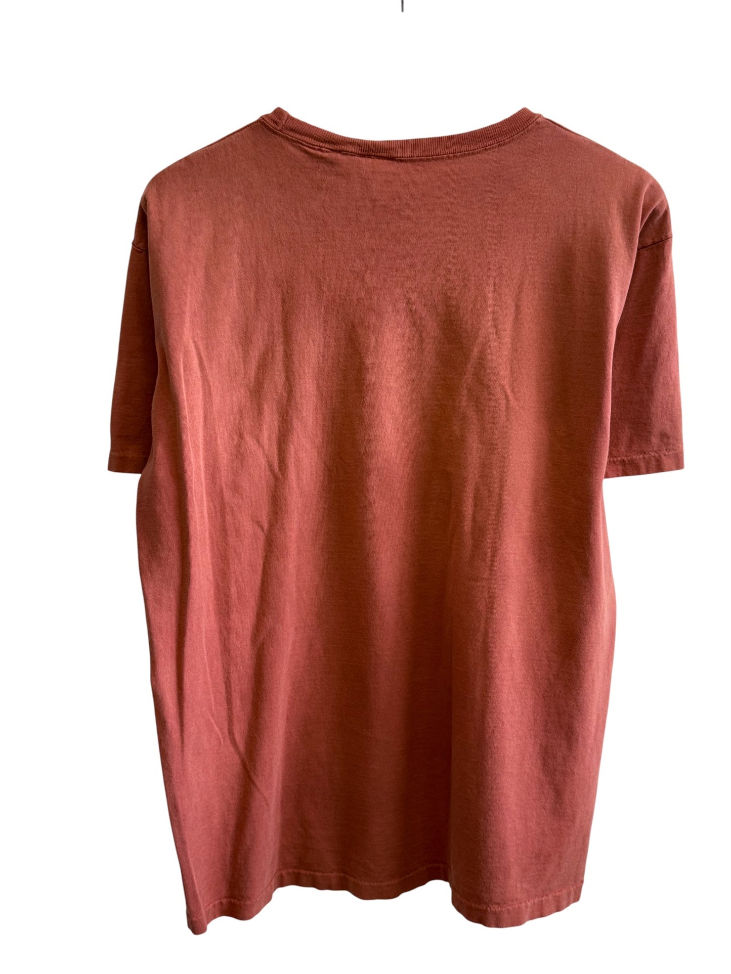 Vintage 90's Clay Red Blank Tee Size Medium