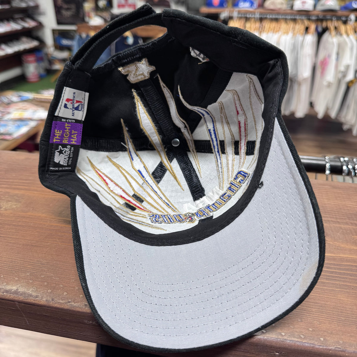 Vintage Starter Chicago Bulls 6 Time Champions Locker Room Hat NWT