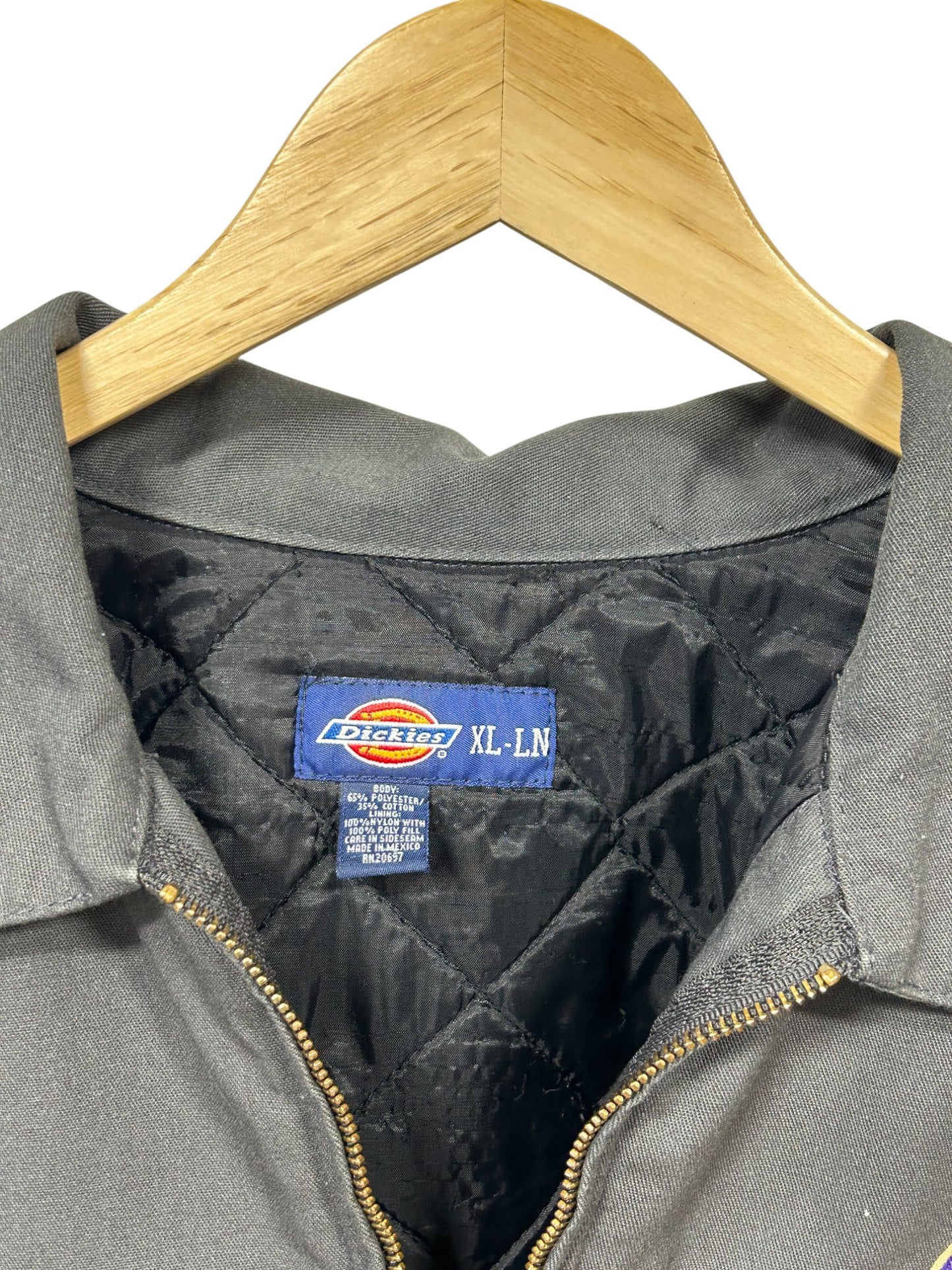 Dickies Charcoal Grey Detroit Style Jacket Size XL