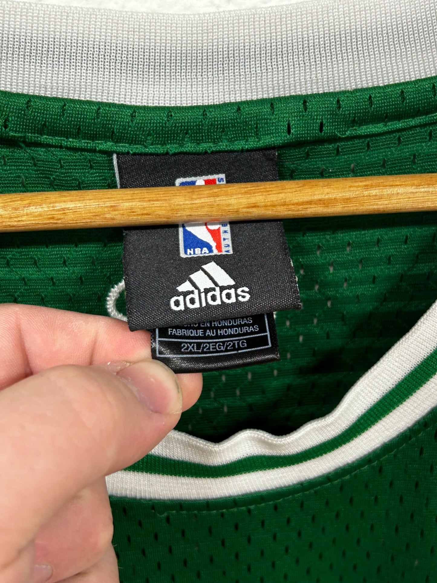 Vintage Adidas Boston Celtics Kevin Garnett #5 Jersey Size XXL