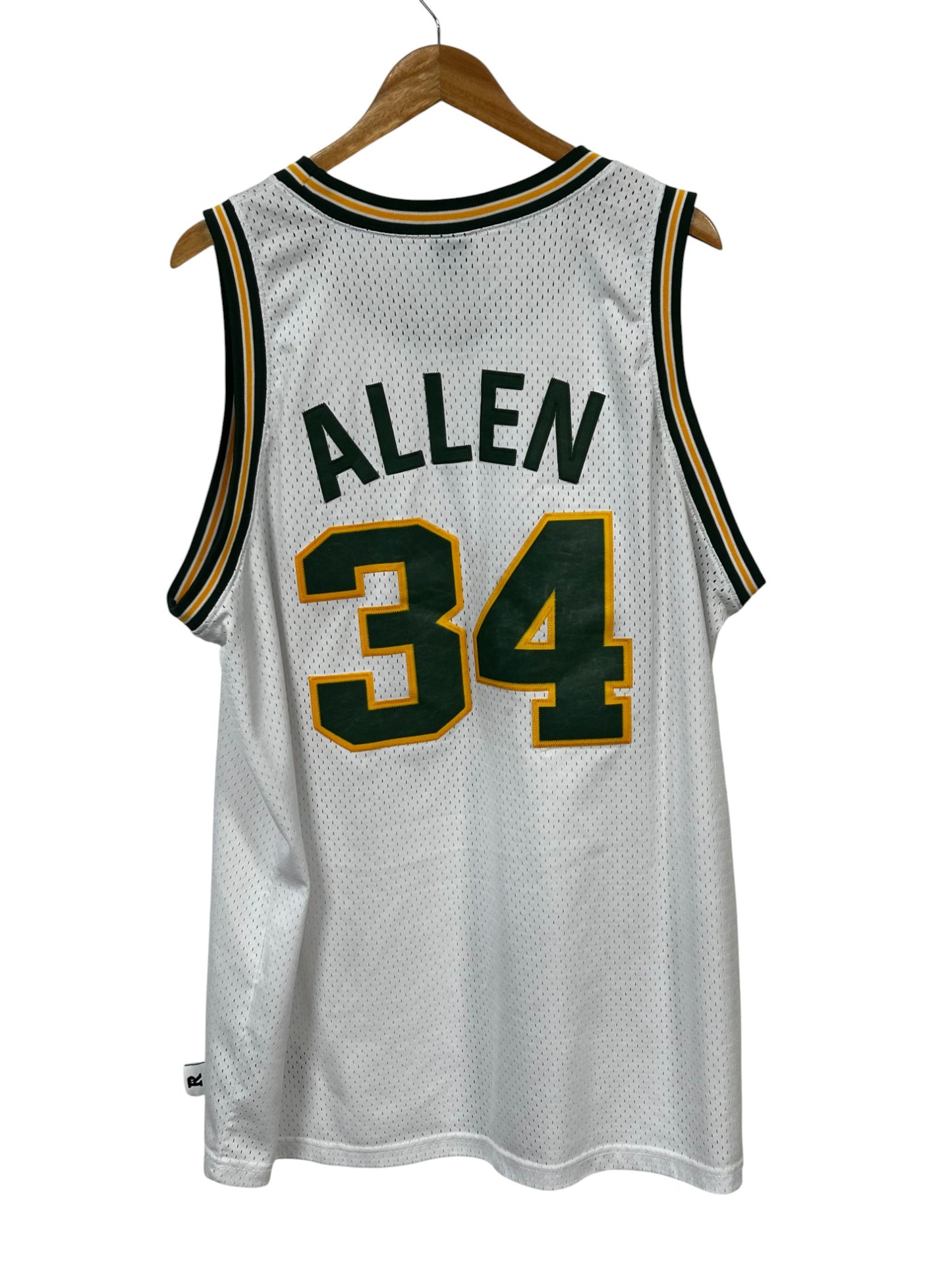 Vintage Nike Seattle Supersonics Ray Allen #34 Jersey Size XXL