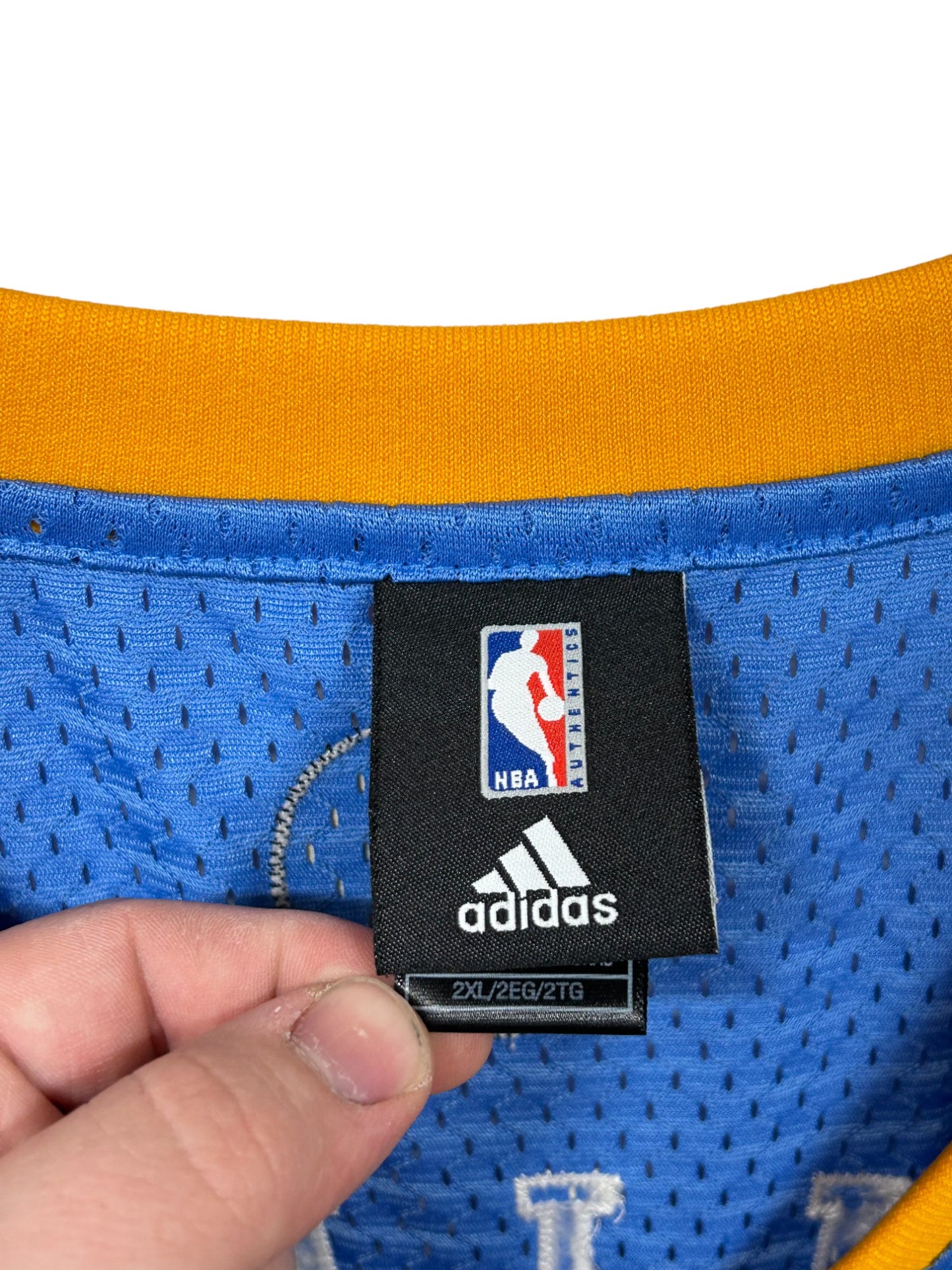 Vintage Adidas Denver Nuggets Chauncey Billups #7 Jersey Size XXL