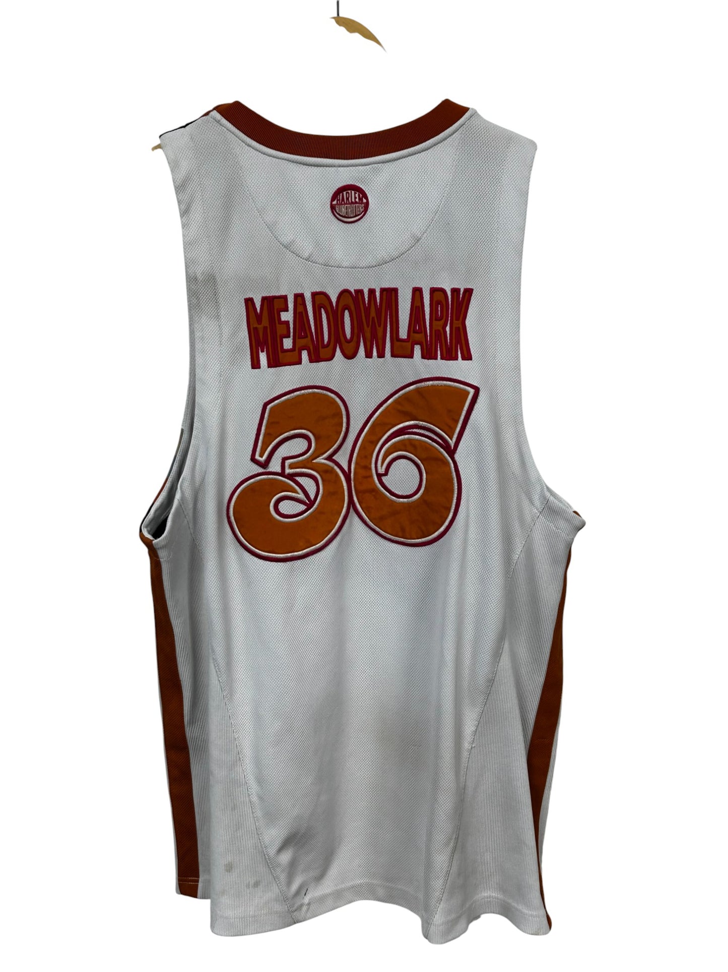 Vintage Harlem Globetrotters Meadowlark #36 Basketball Jersey Size XL