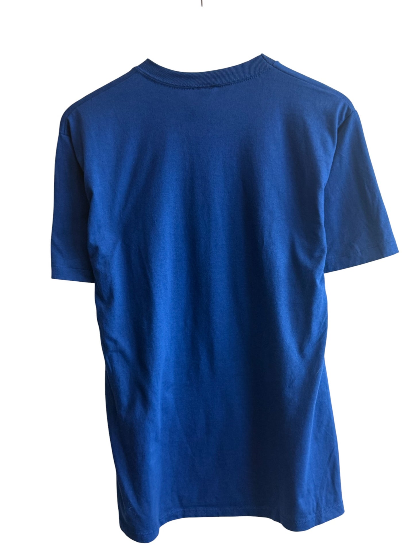 Vintage 90's Jerzees Blue Blank Tee Size Large