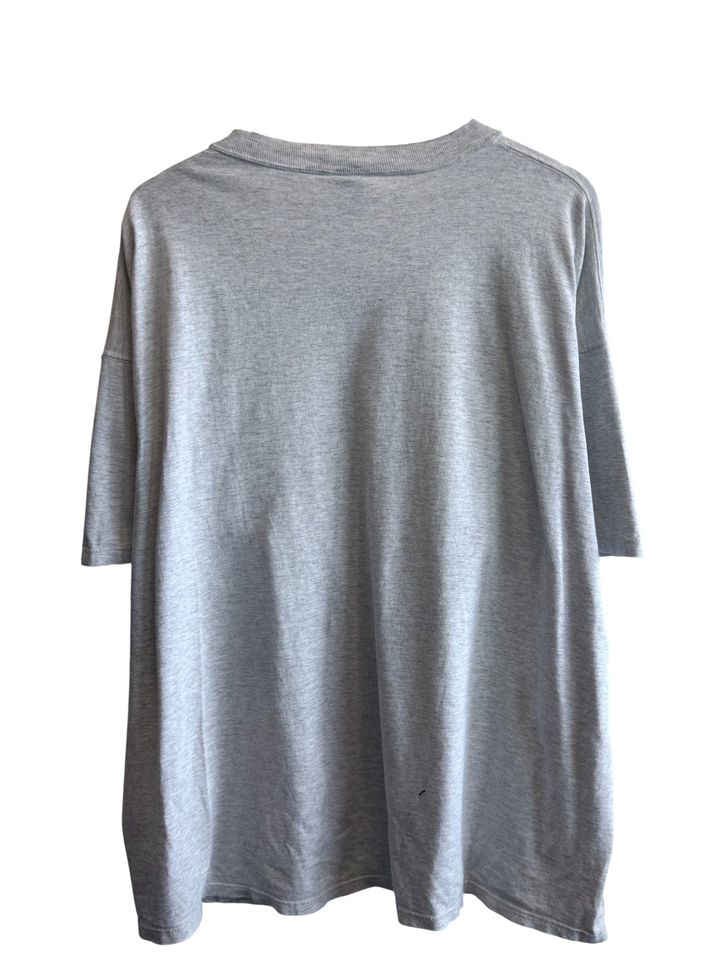 Vintage 90's Russell Athletic Grey Blank Pocket Tee Size XXL