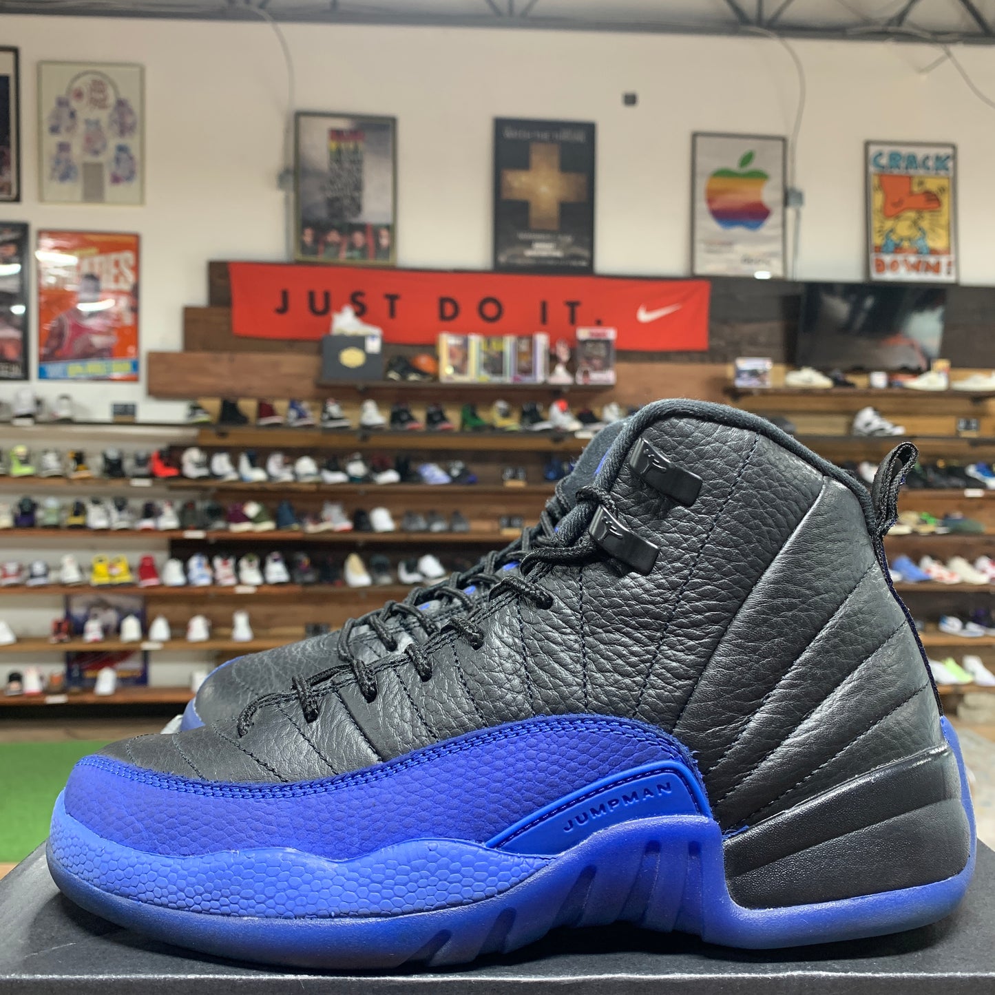 Jordan 12 'Black Game Royal' Size 7Y