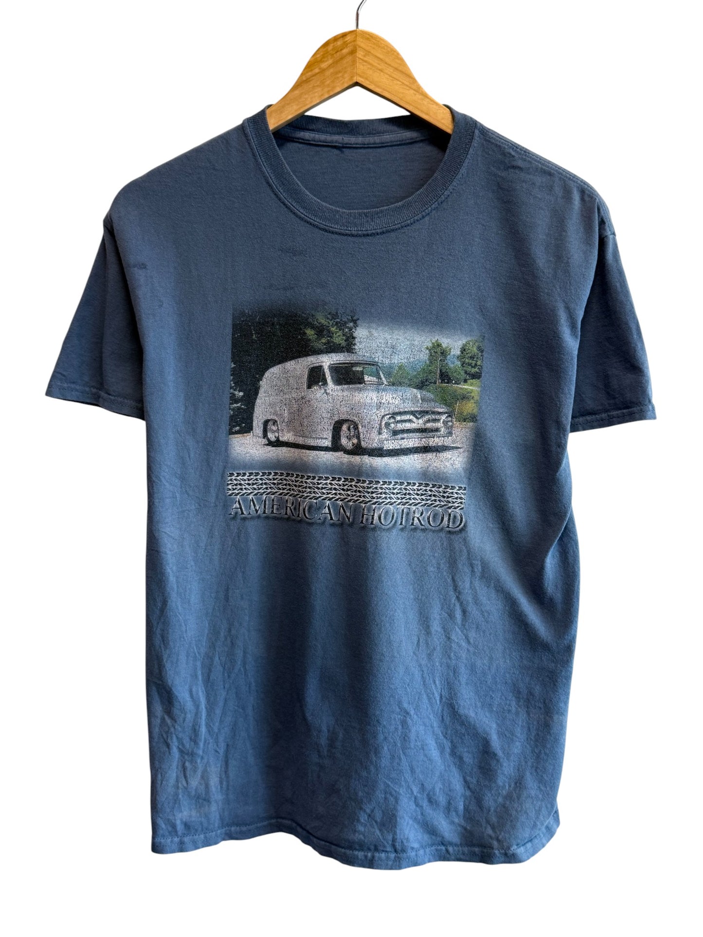 Vintage American Hot Rod Classic Car Graphic Tee Size Medium