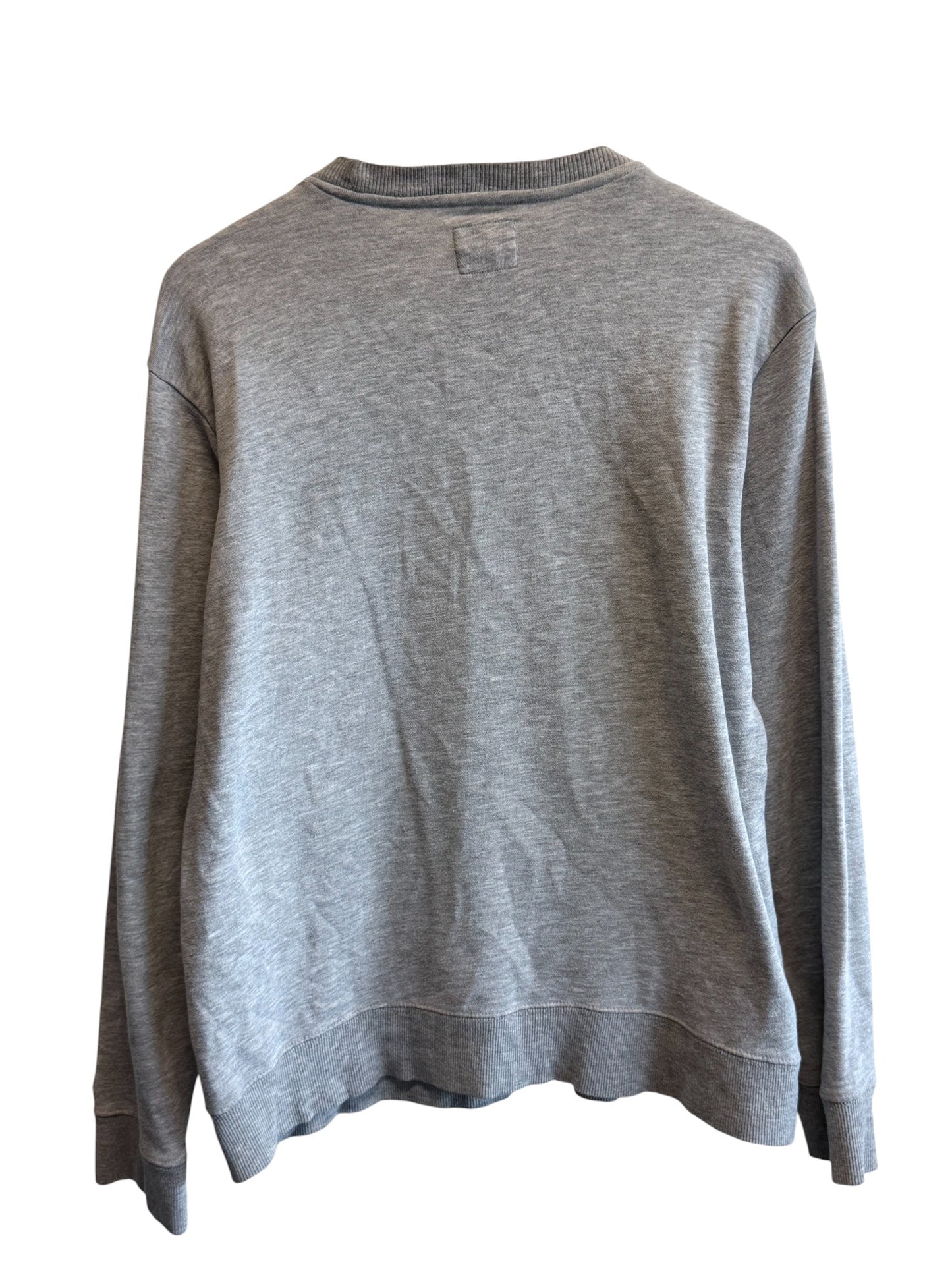 Champion Classic Logo Grey Sweater Size Medium
