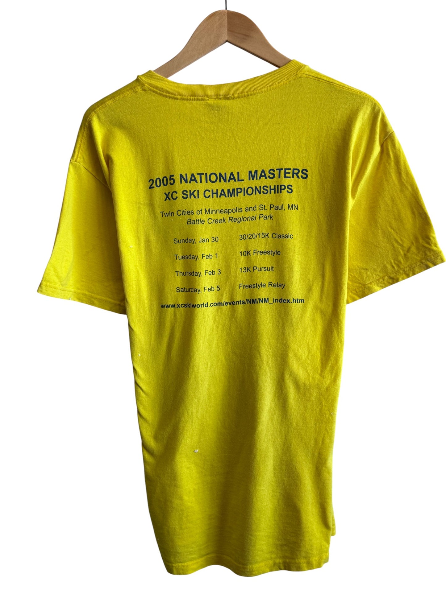 Vintage Y2K National Ski Championships Graphic Tee Size Large