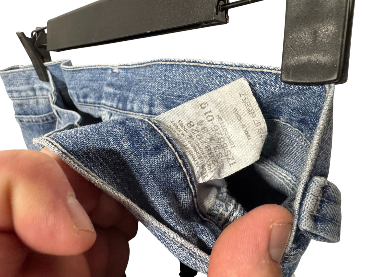 Vintage 90's Lee Denim Cargo Pocket Carpenter Jeans Size 32x34