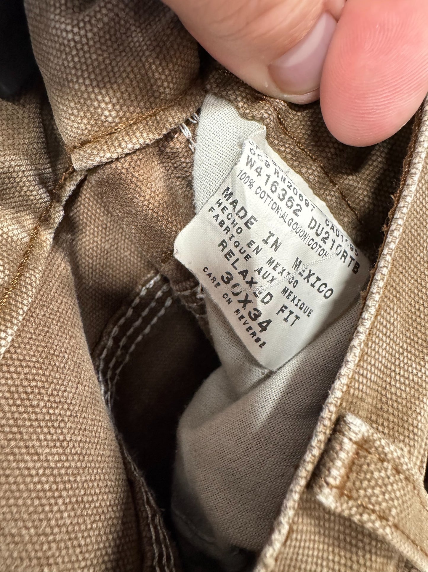 Dickies Brown Double Knee Carpenter Pants Size 30x32