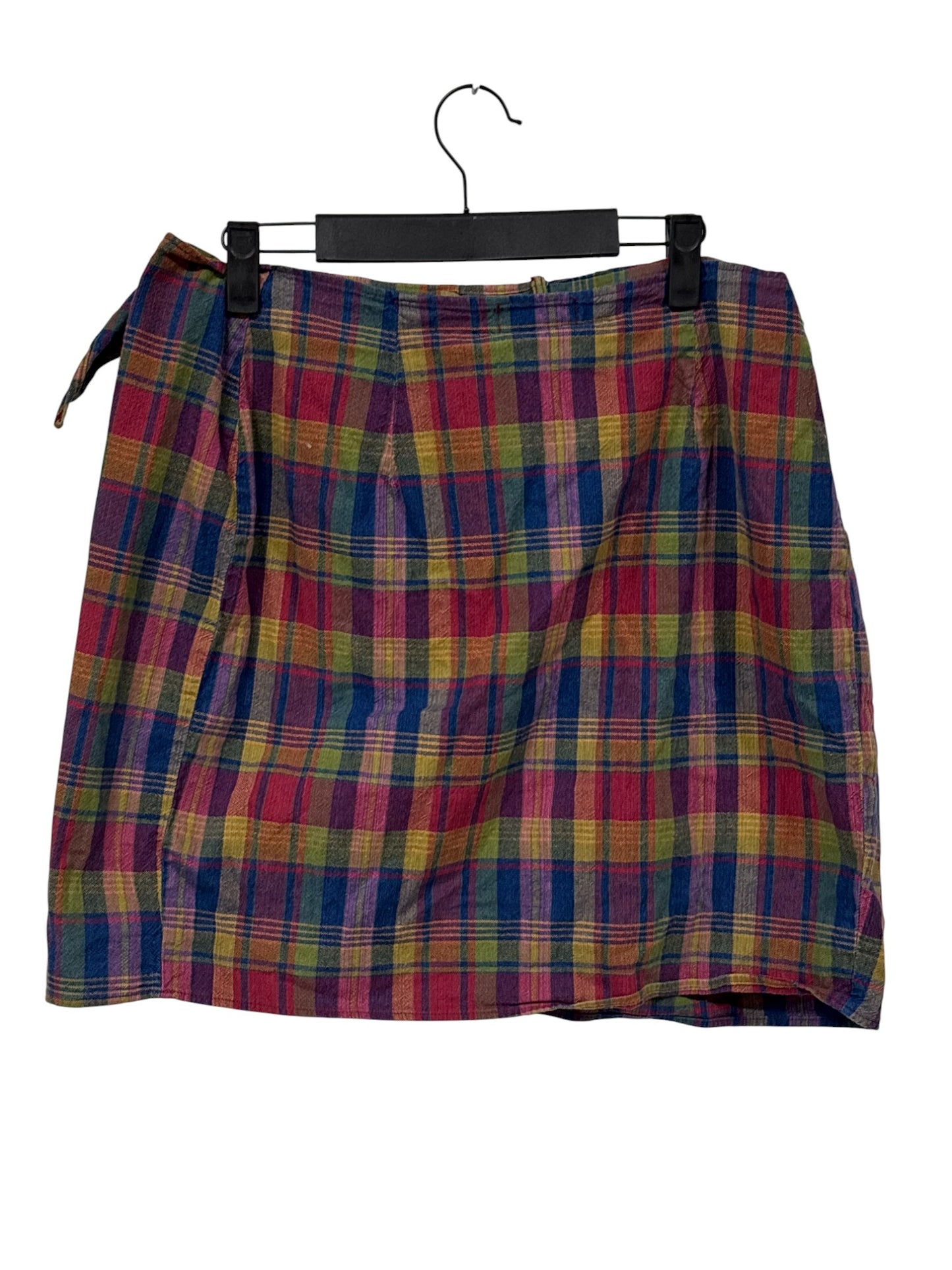 Vintage 90's Women's Plaid Made in USA Mini Skirt Size Medium