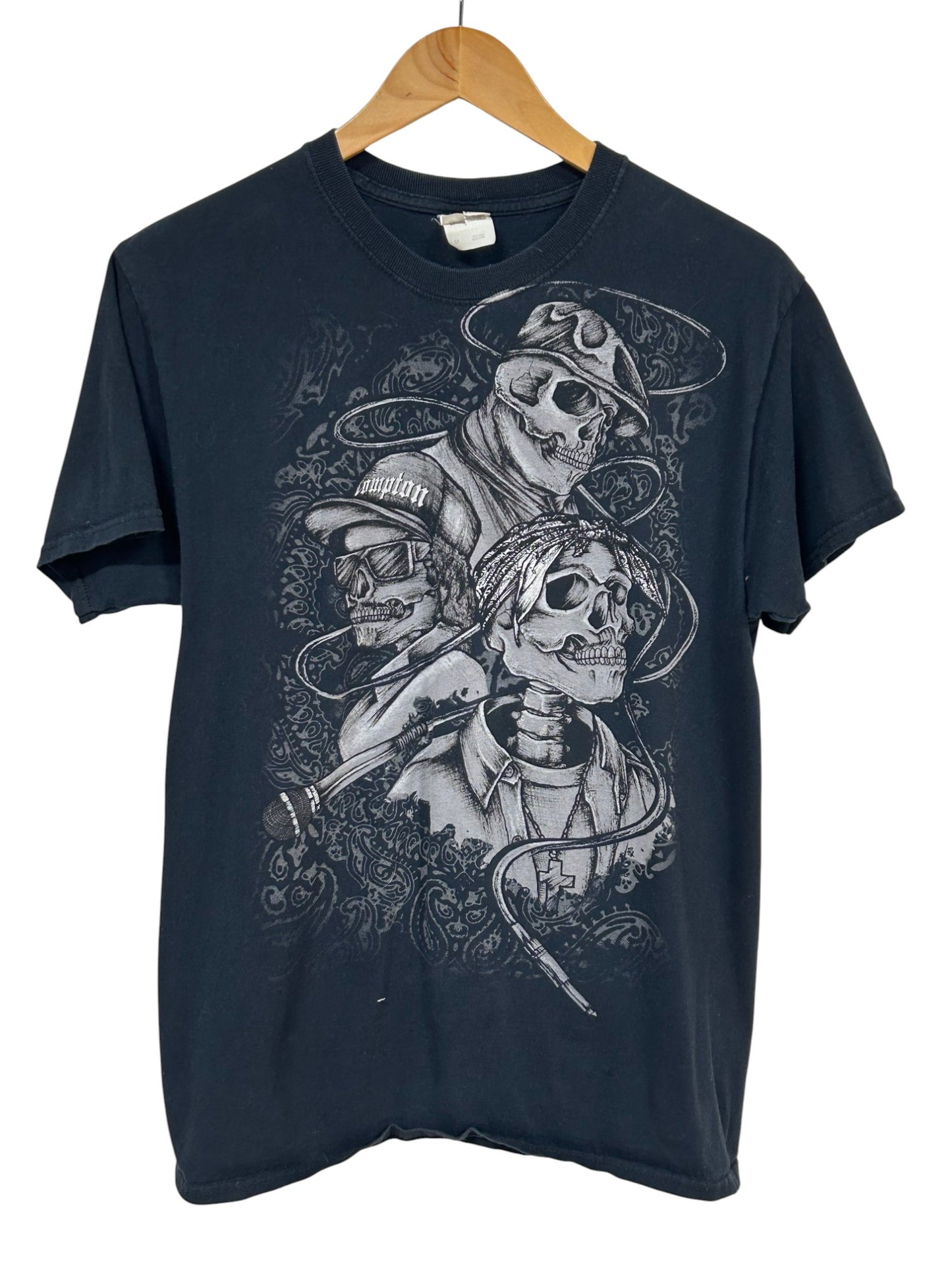 Vintage Y2K Tupac Eazy-E Biggie Hip Hop Graphic Tee Size Medium