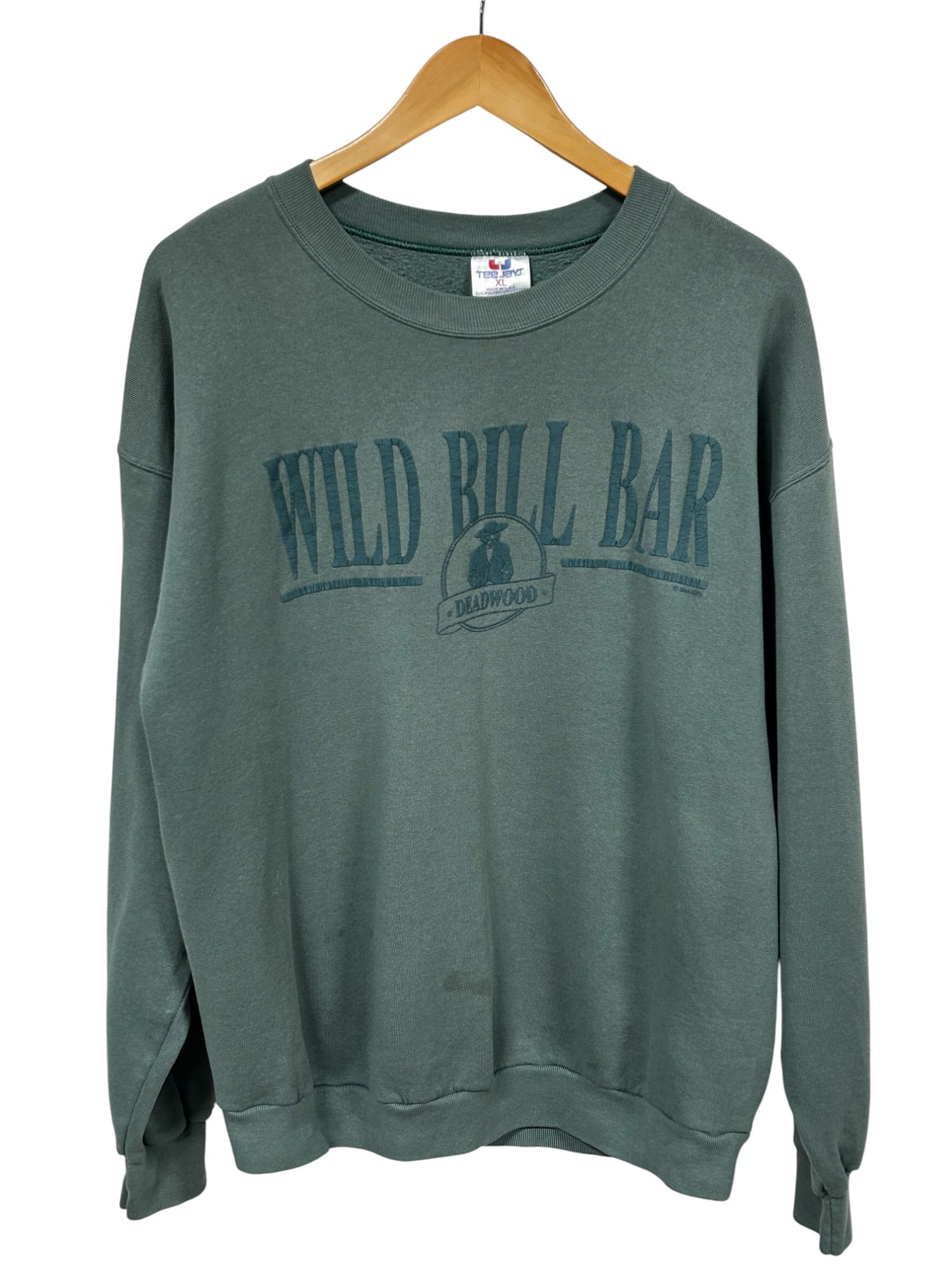 Vintage 90's Deadwood Wild Bill Bar Crewneck Sweater Size XL