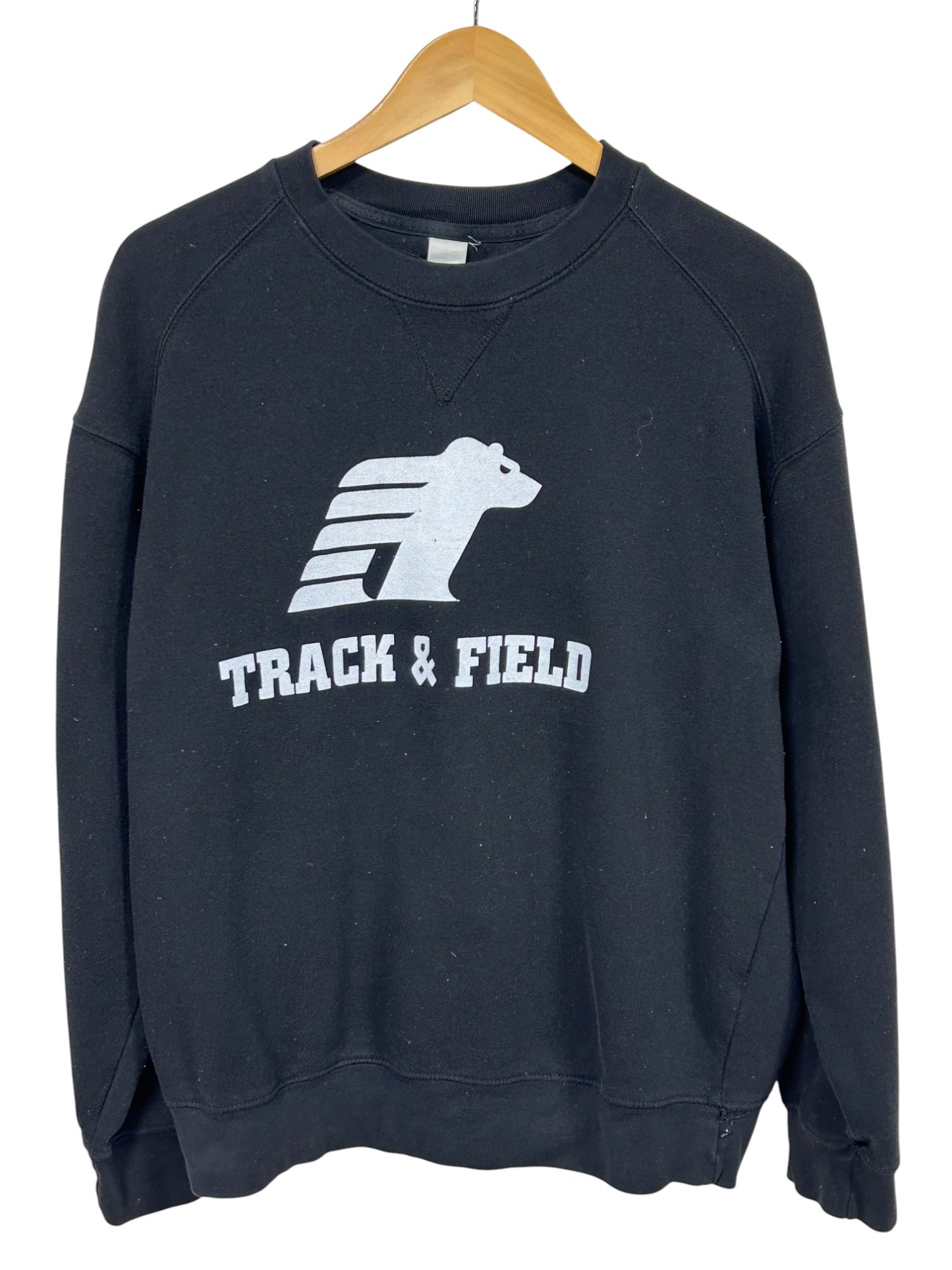 Vintage Billings Montana West High School Track Field Sweater Size Large