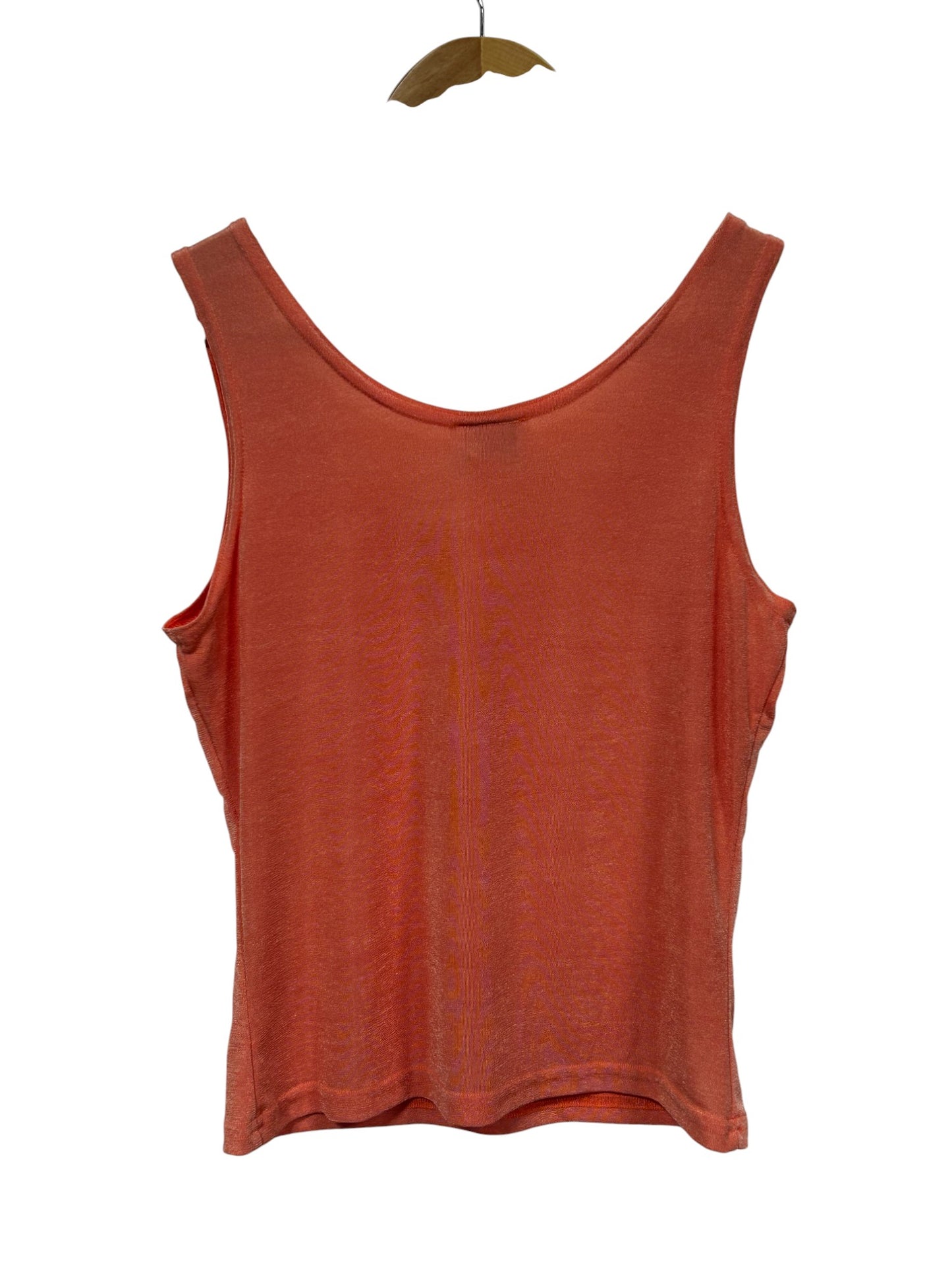 Vintage 90's Women's Clay Red Tank Top Shirt Size XL