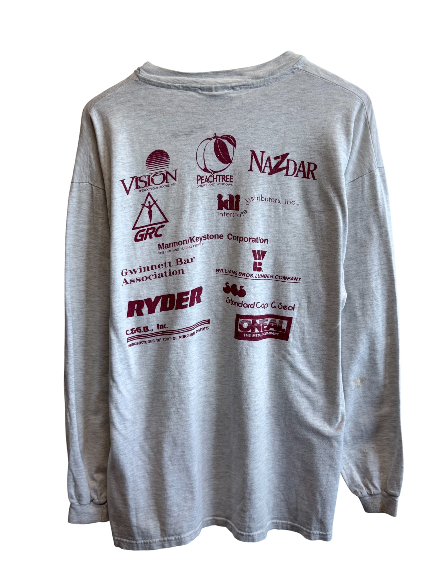 Vintage 90's Everyone Wins 5K Marathon Walk Long Sleeve Shirt Size XL
