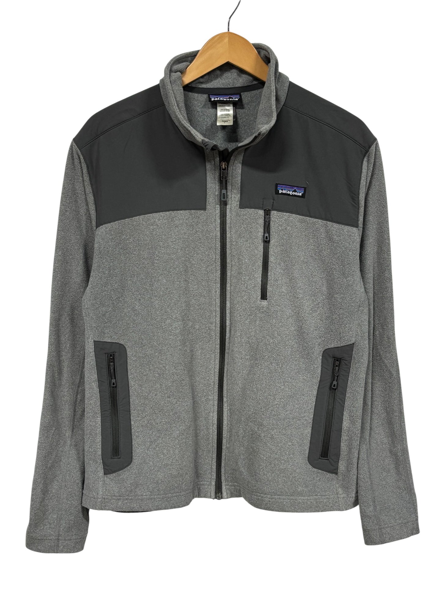 Patagonia Grey Better Sweater Full Zip Fleece Size Large