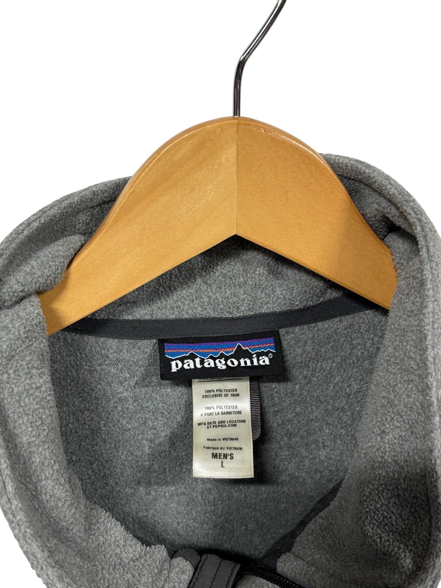 Patagonia Grey Better Sweater Full Zip Fleece Size Large