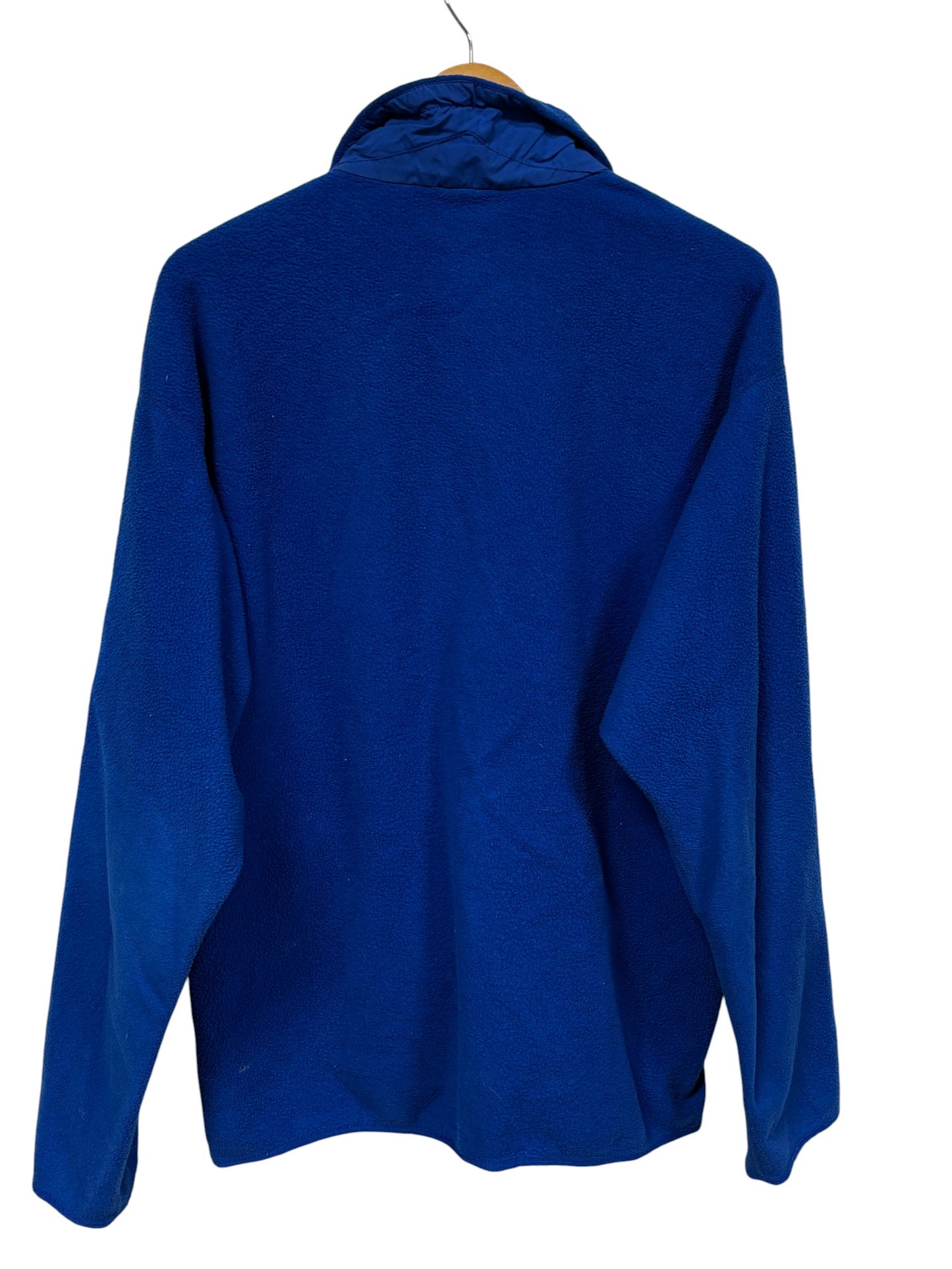 Vintage 90's Patagonia Synchilla Made in USA Blue Fleece Sweater Size Large