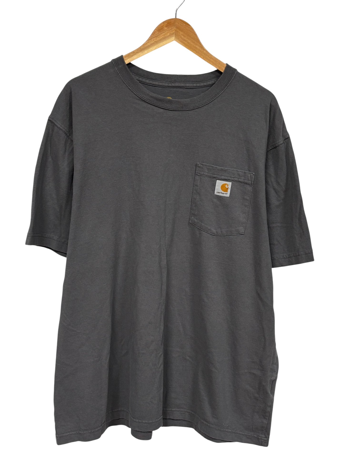 Carhartt Grey Classic Logo Pocket Tee Size XL