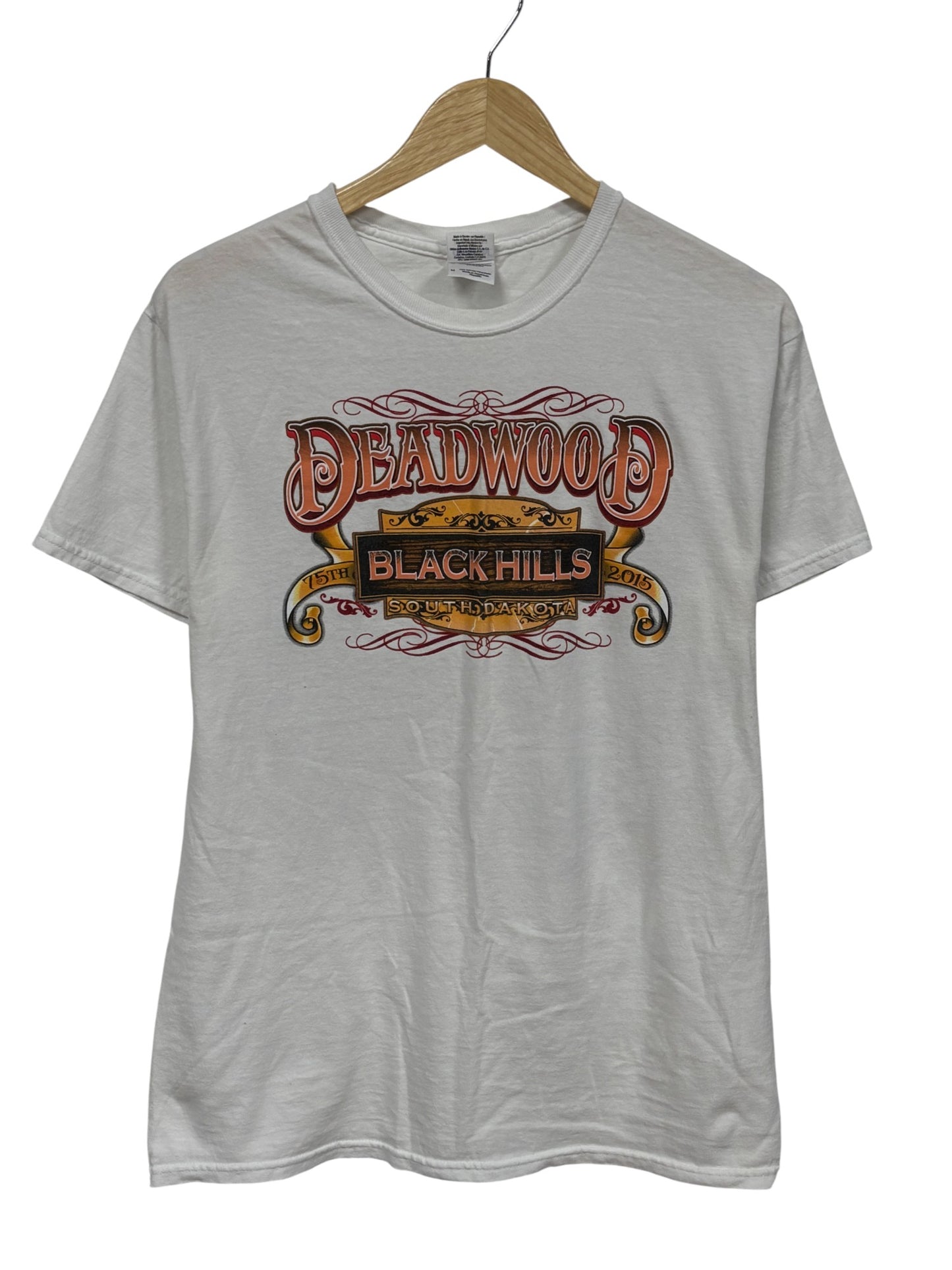 Harley Davidson Sturgis Black Hills Deadwood Biker Babe Tee Size Medium