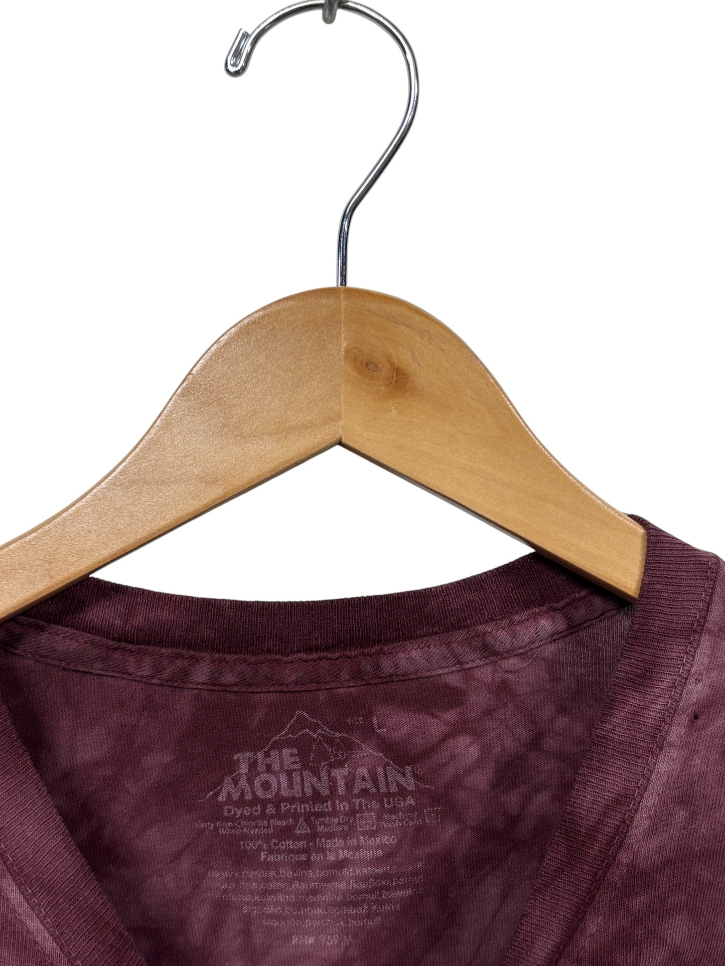 University of Montana Griz Tie Dye Maroon Graphic Tee Size Large