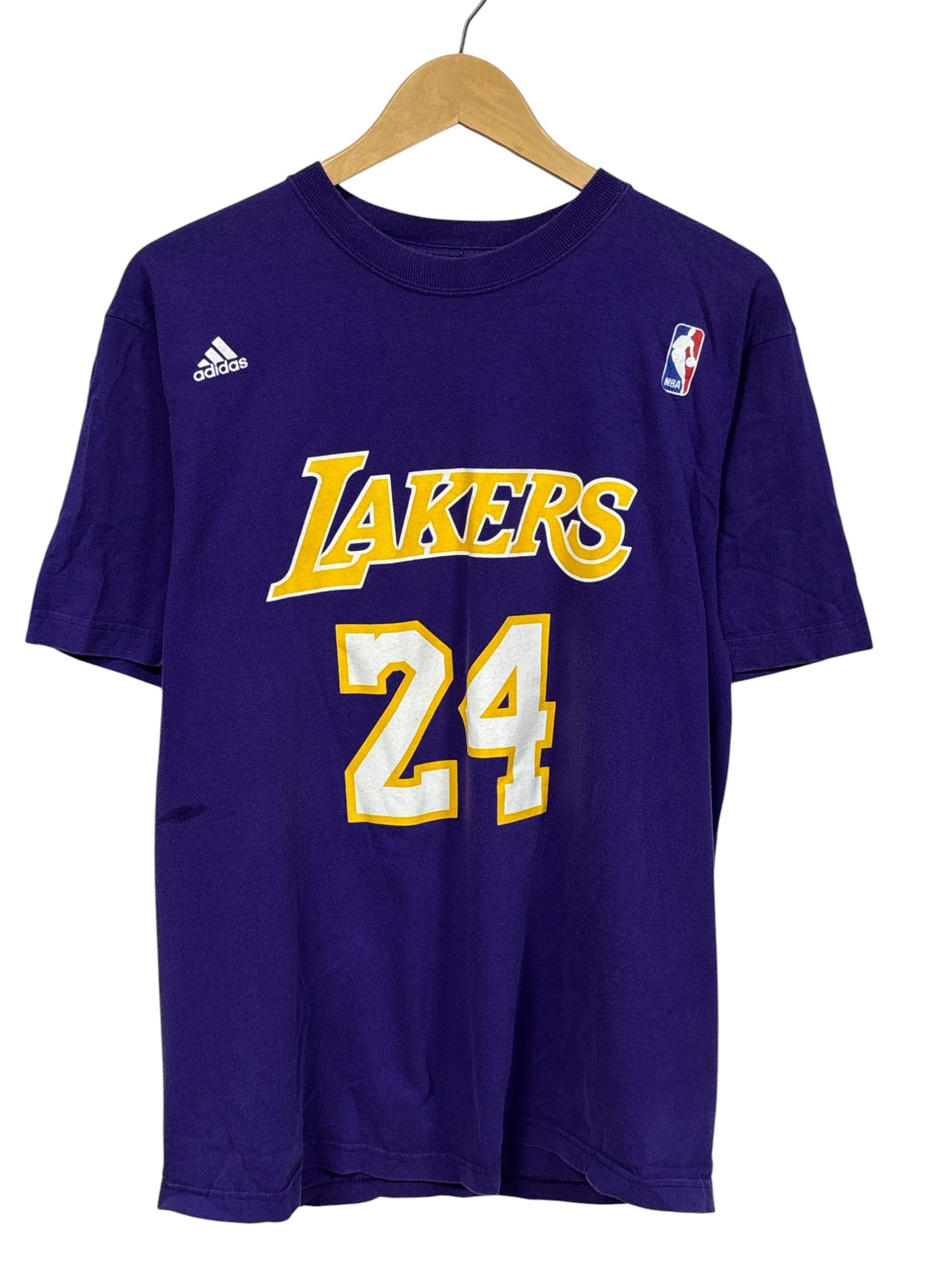 Vintage Y2K Adidas Kobe Bryant Lakers Graphic Tee Size Medium