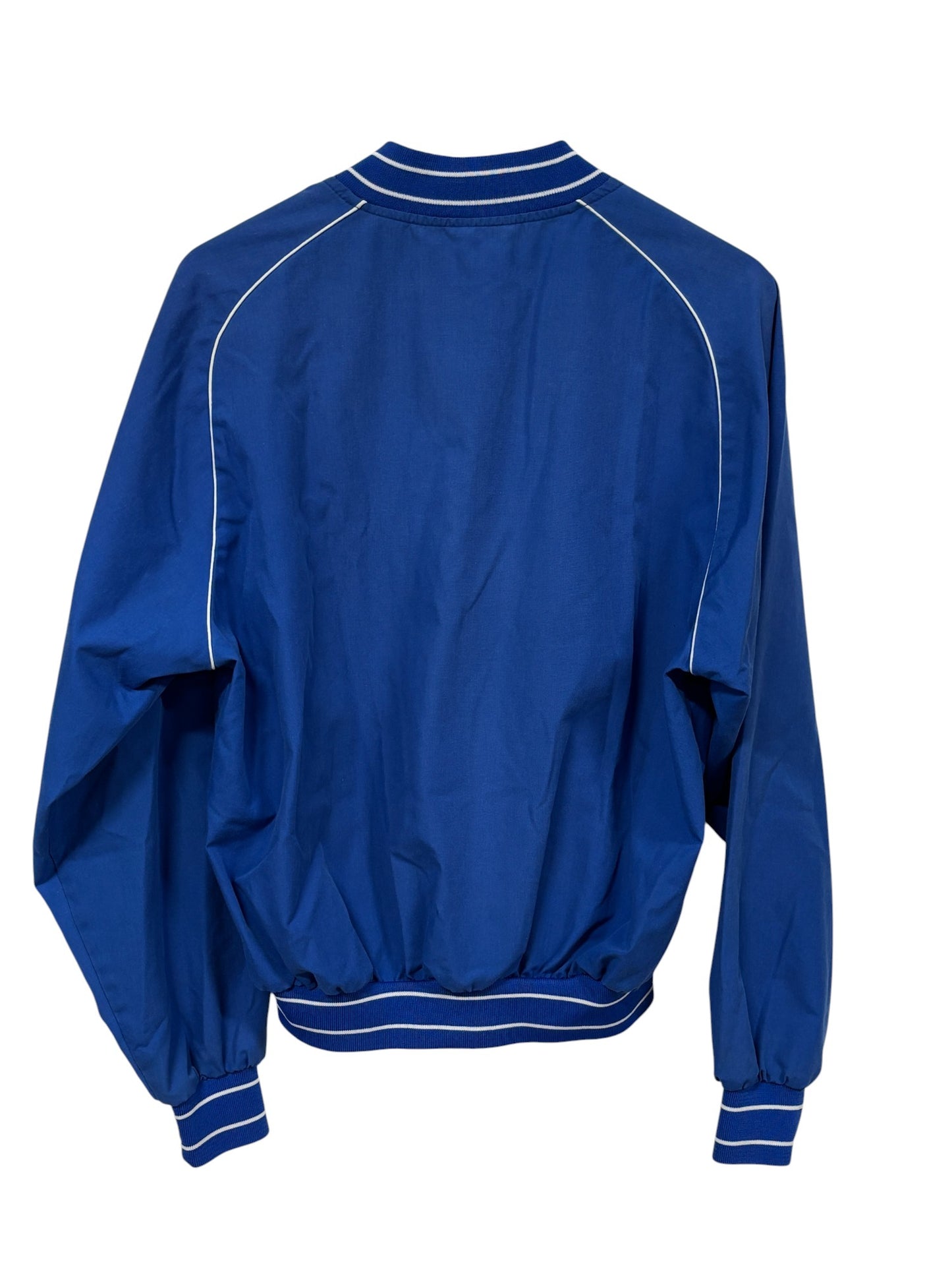 Vintage 80's Swingster Funk's G Blue Zip Up Jacket Size Large