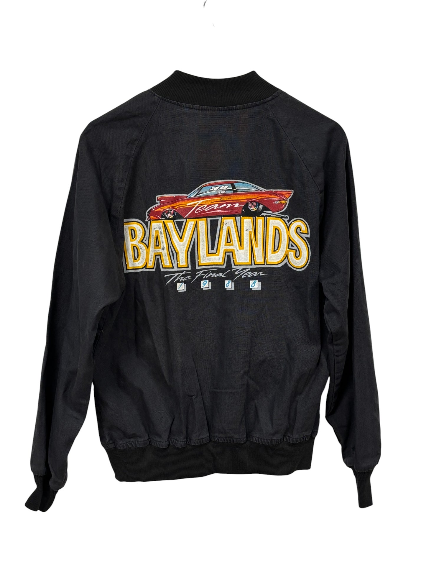 Vintage 1988 Baylands The Final Year Racing Jacket Size Medium