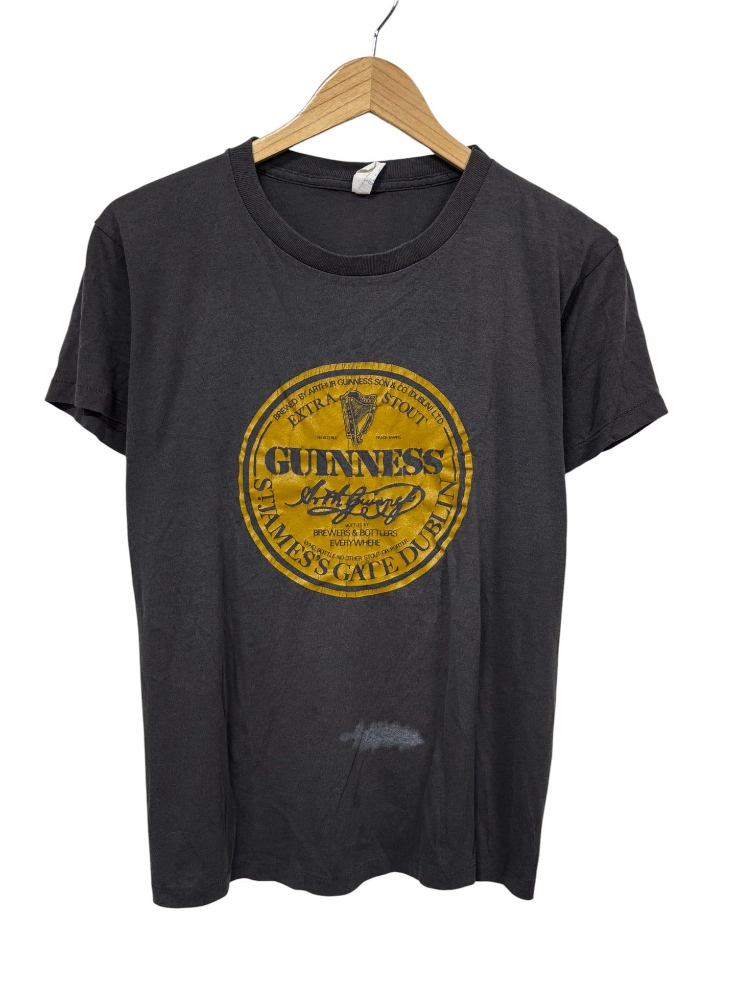 Vintage 80's Guinness Beer Promo Graphic Tee Size Medium