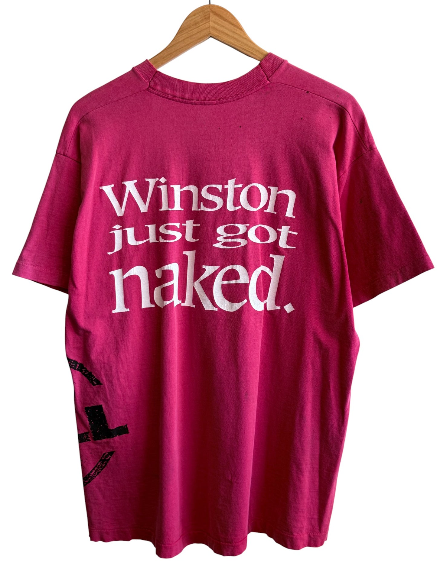 Vintage 90's Winston Cigarettes No Bull Promo Graphic Tee Size Large