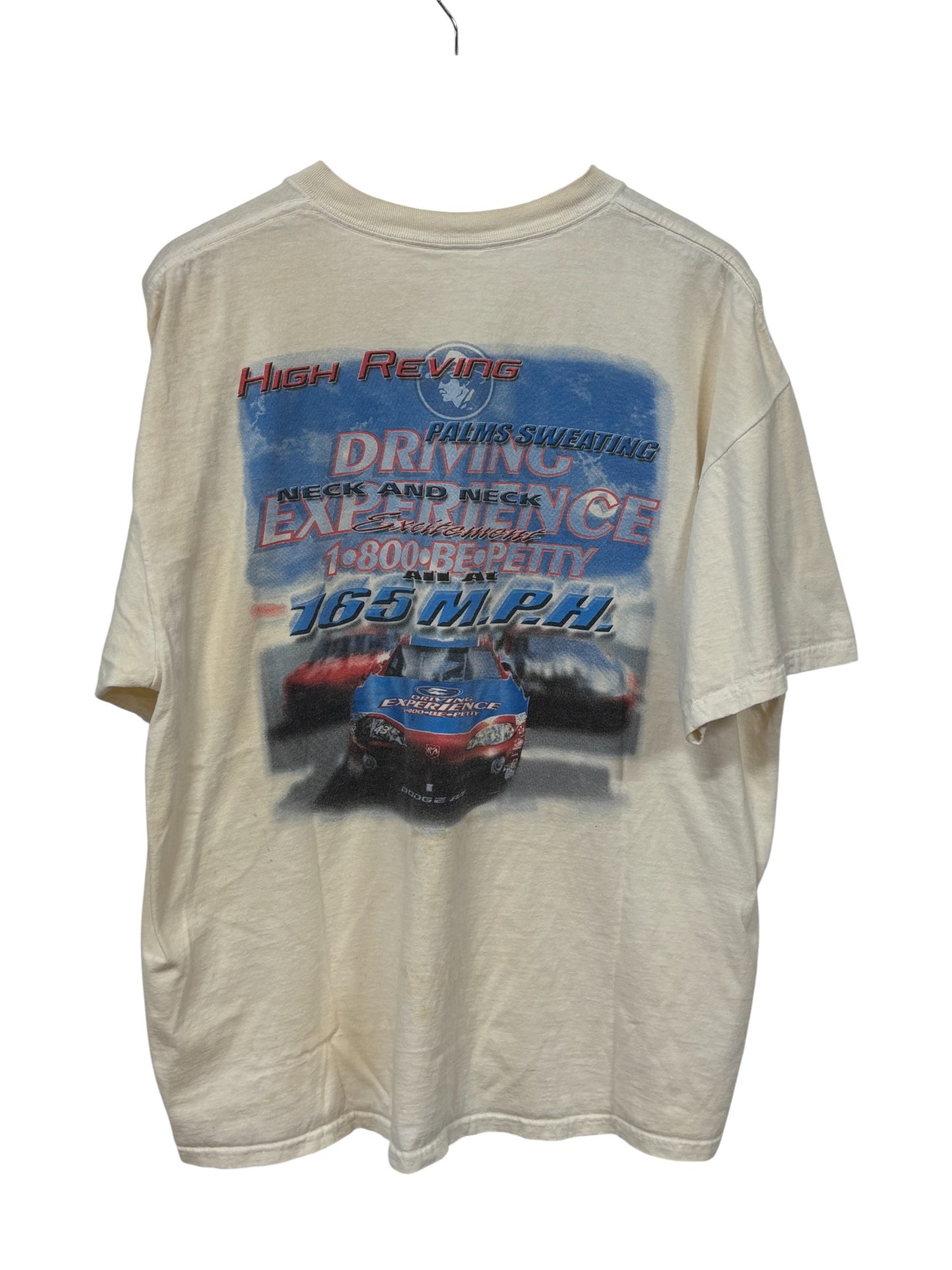 Vintage Y2K Richard Petty Driving School NASCAR Graphic Tee Size XL