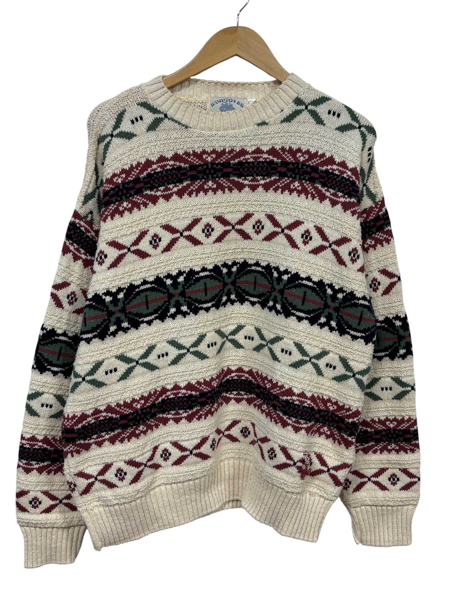 Vintage 90's Hampton Bay Trading Company Knit Sweater Size Large
