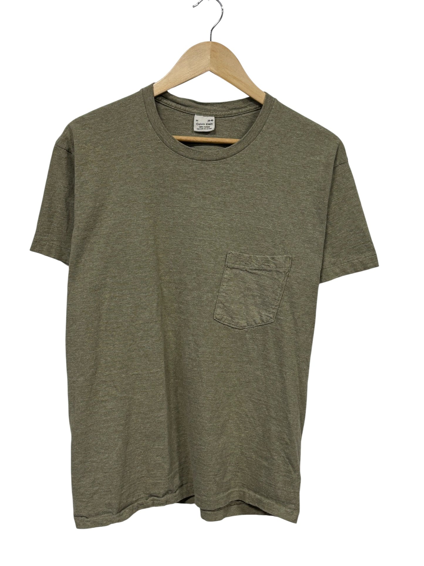Vintage 90's Calvin Klein Blank Pocket Tee Size Medium